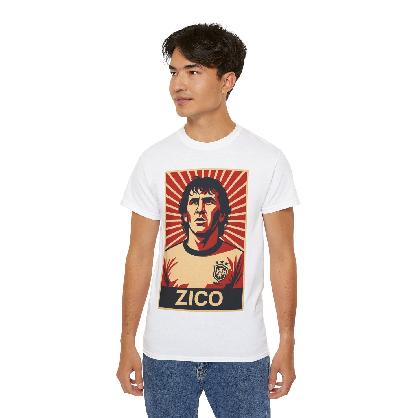 Zico Poster T-Shirt - Brazil