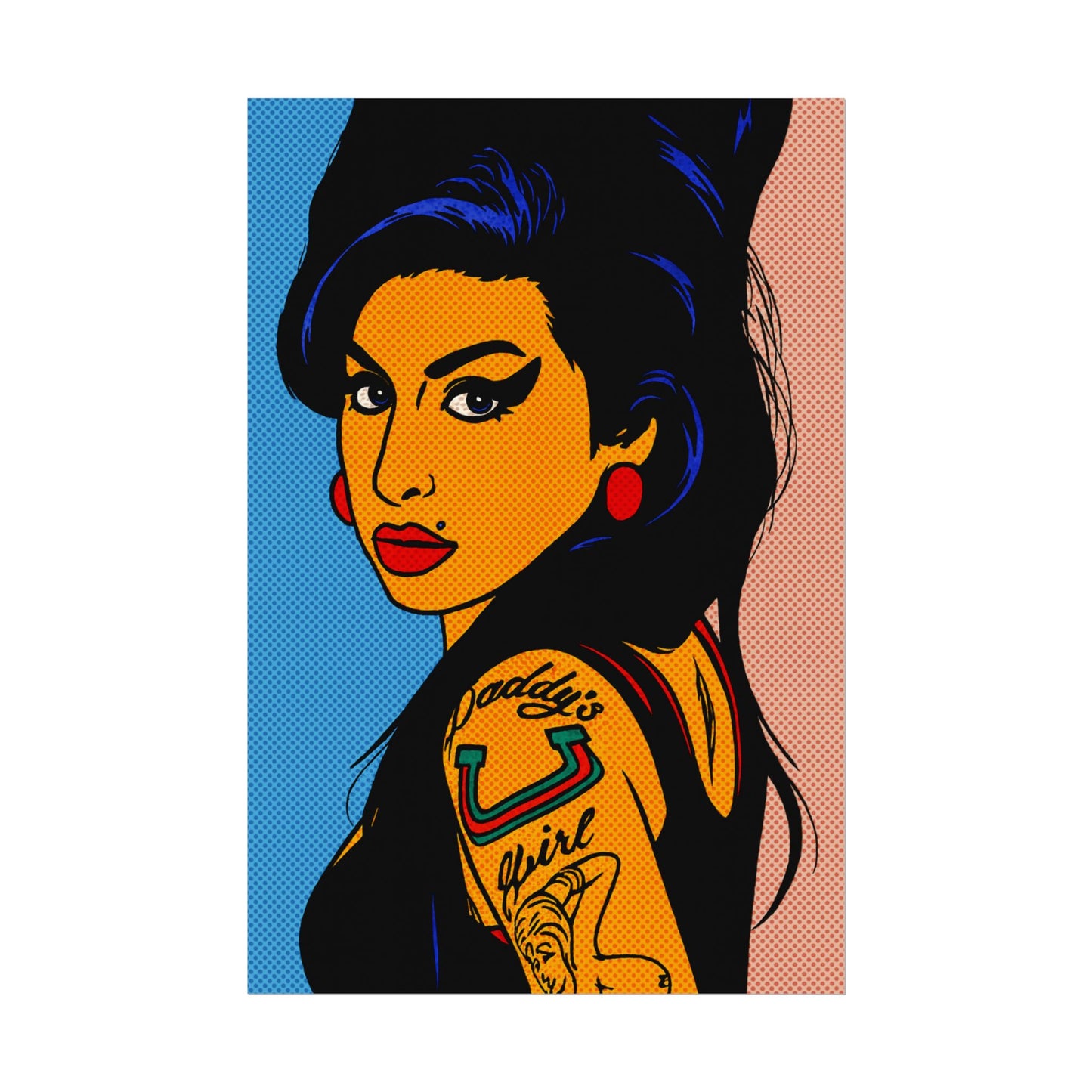 Amy Winehouse Pop Art Poster