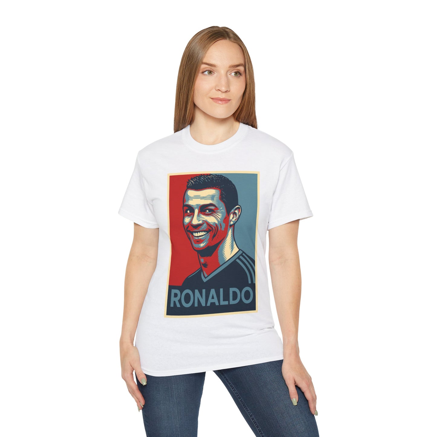 Cristiano Ronaldo Hope Poster T-Shirt - Manchester United Real Madrid