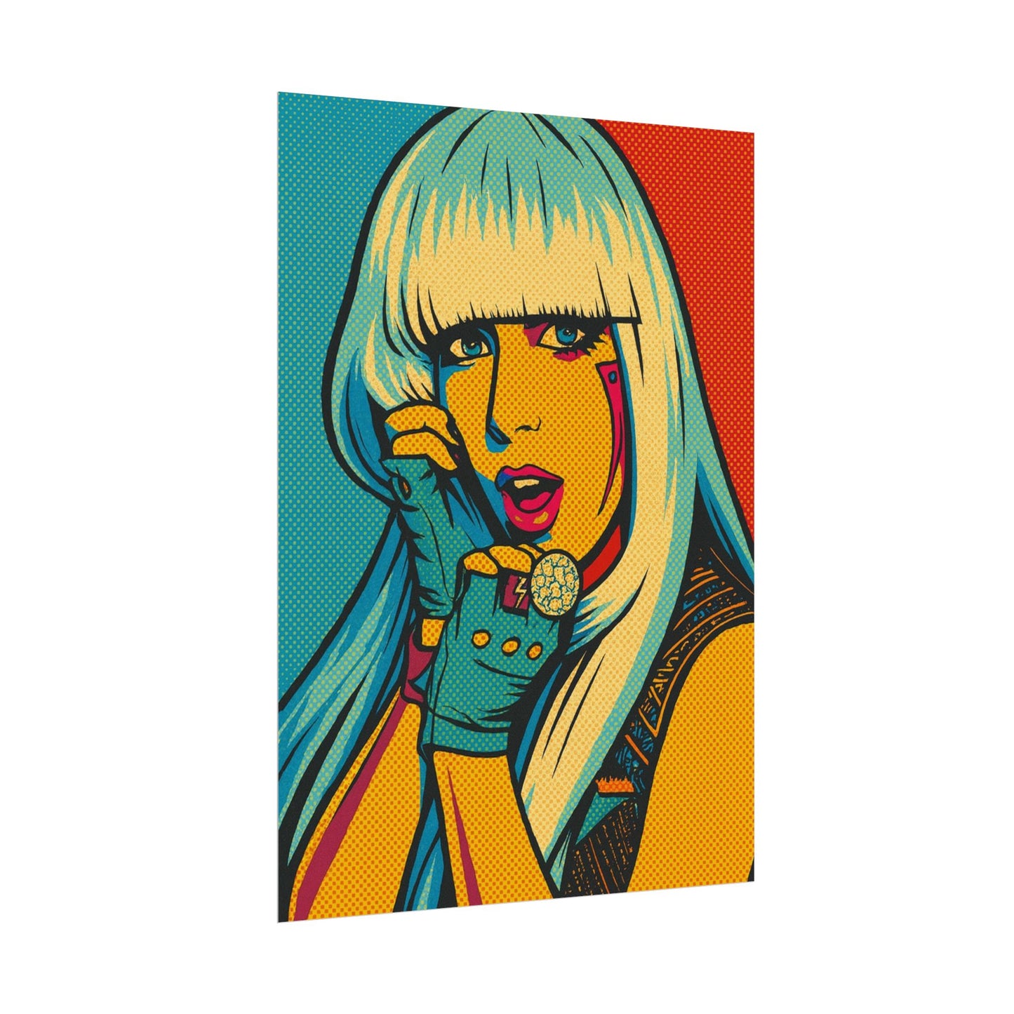 Lady G a g a Pop Art Poster