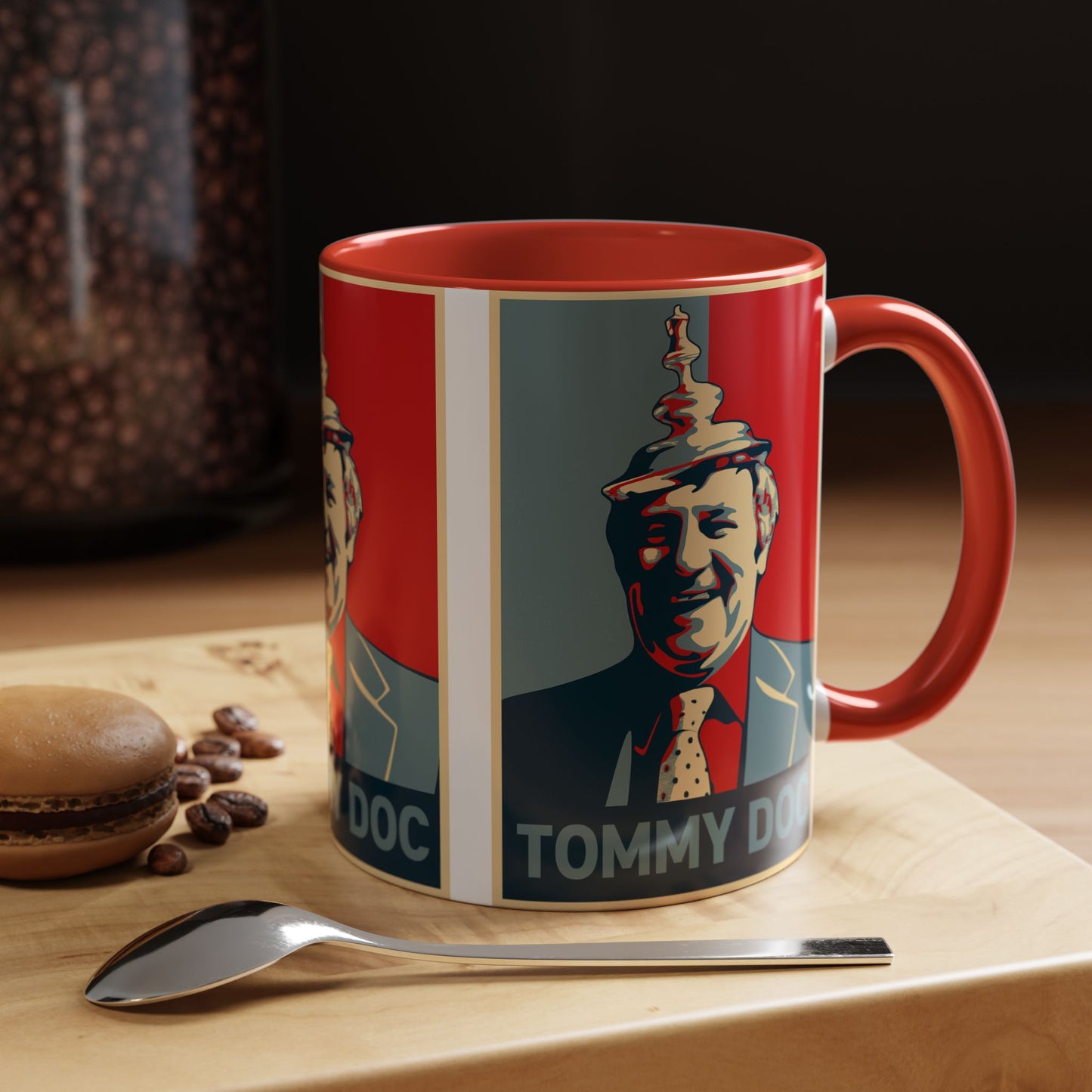 Tommy Docherty Hope Poster Mug - Manchester United