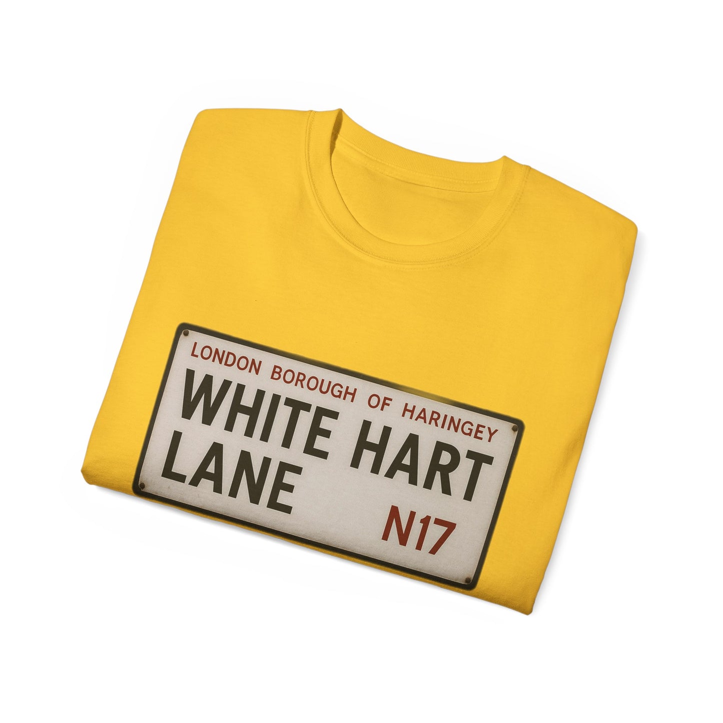 White Hart Lane Tottenham Hotspur Road Sign T-Shirt
