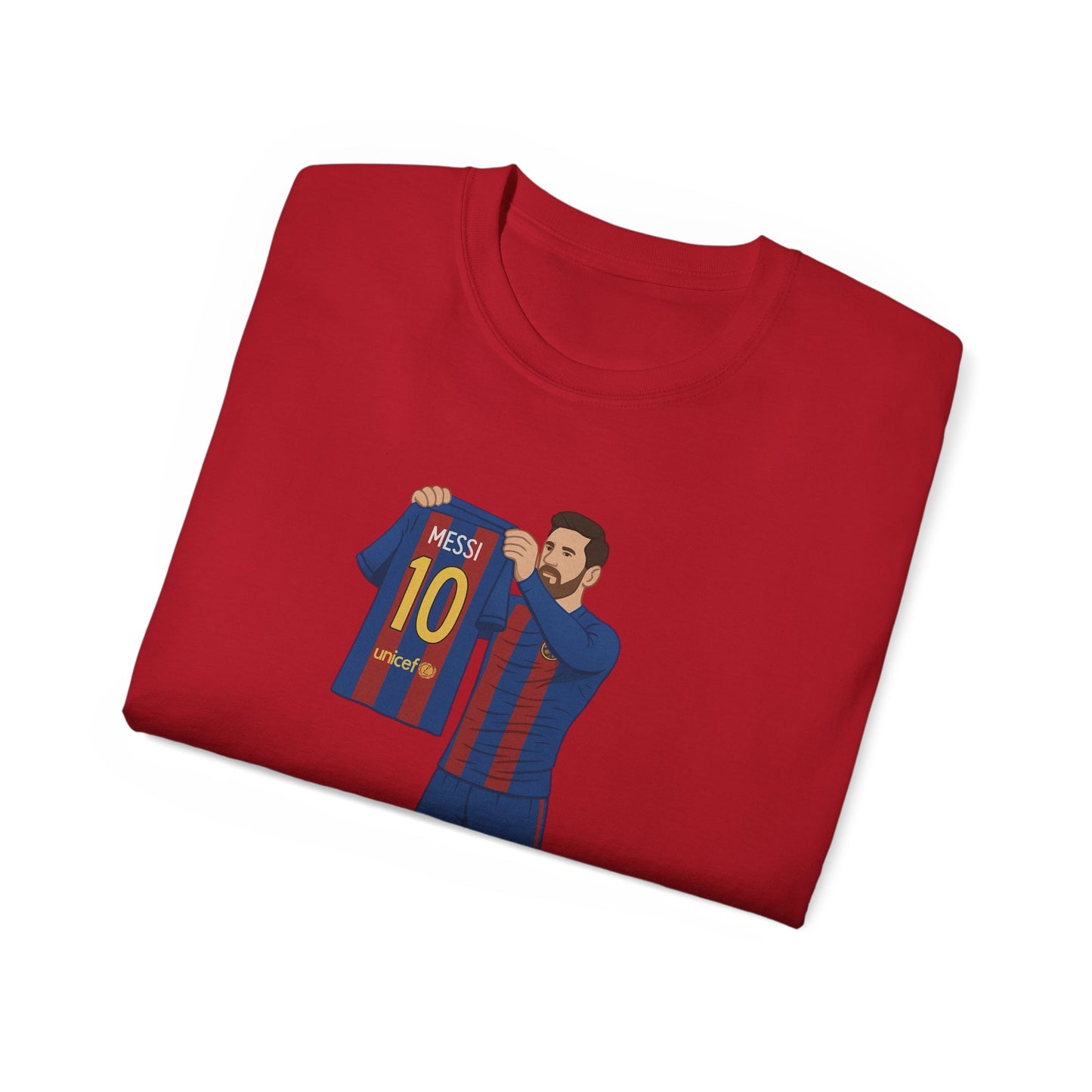 Lionel Messi Cartoon Subbuteo T-Shirt - Barcelona