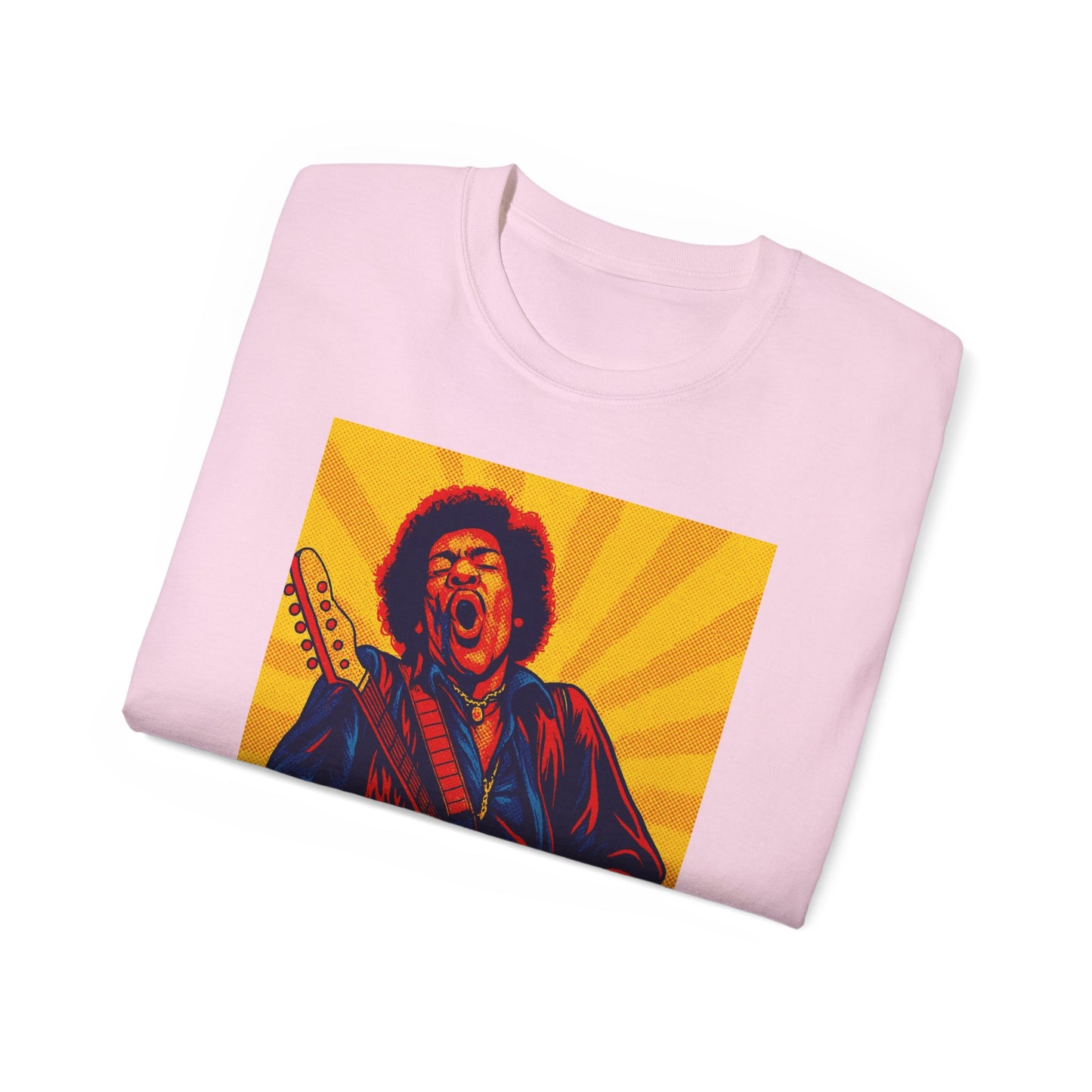 Jimi Hendrix Pop Art Guitar T-Shirt