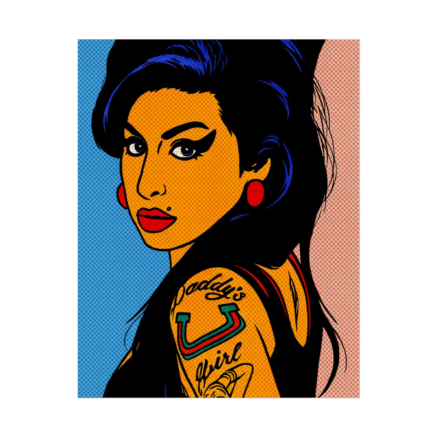 Amy Winehouse Pop Art Poster