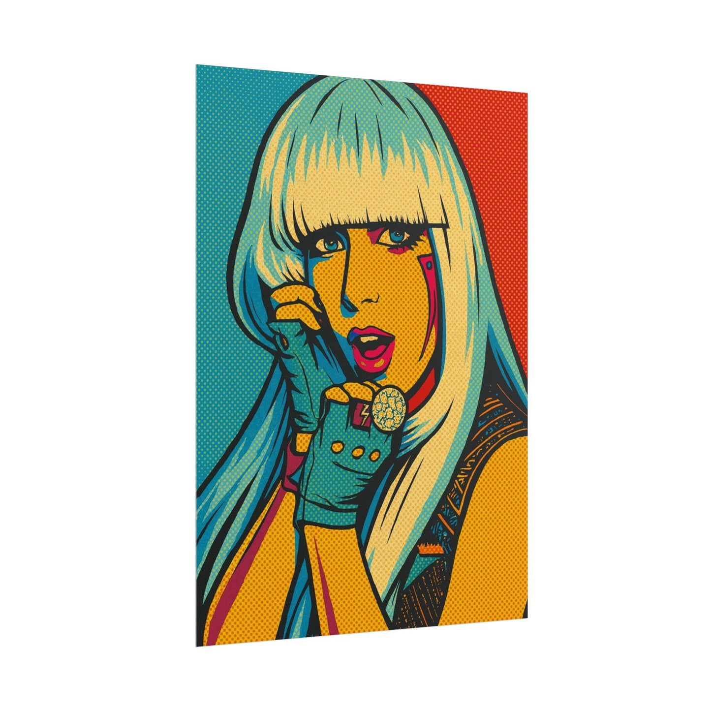 Lady G a g a Pop Art Poster