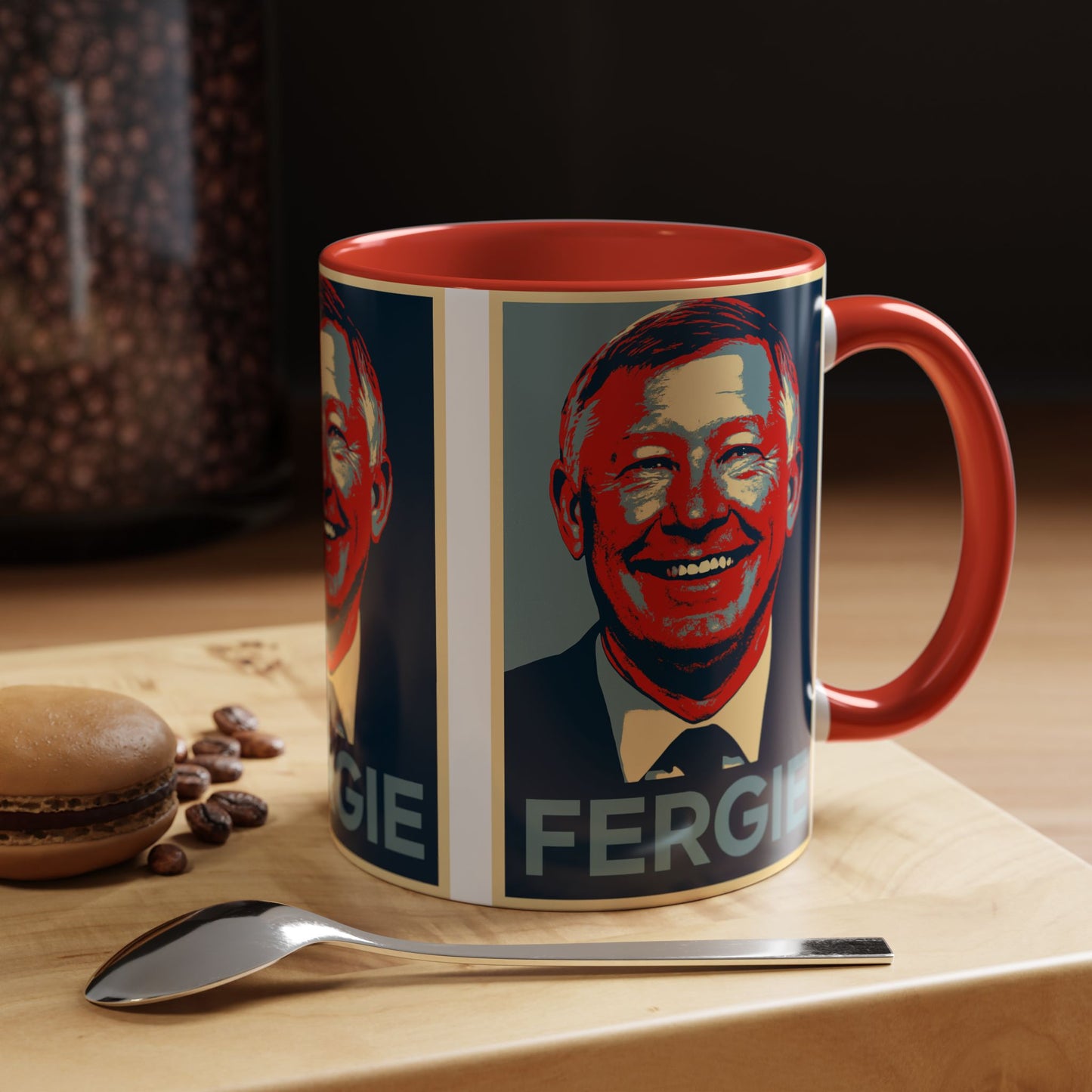 Alex Ferguson Hope Poster Mug - Manchester United