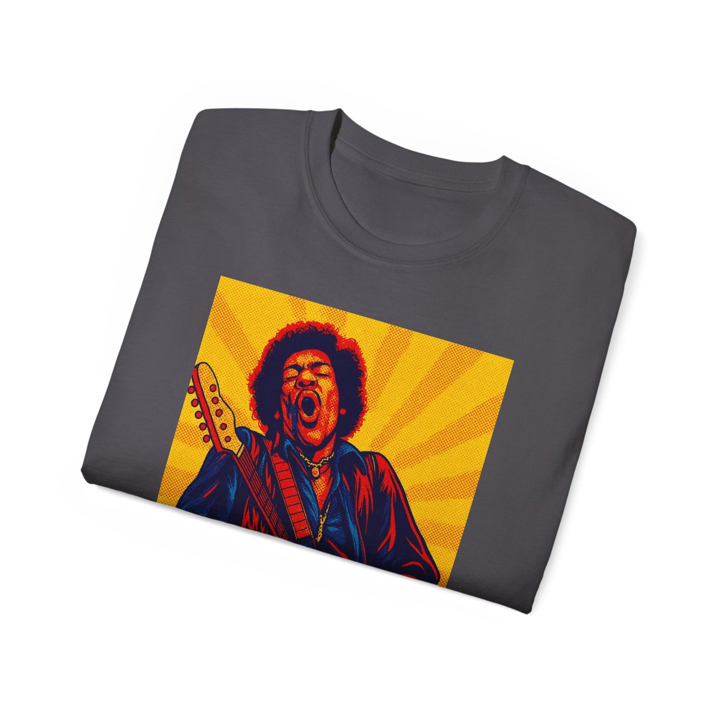 Jimi Hendrix Pop Art Guitar T-Shirt