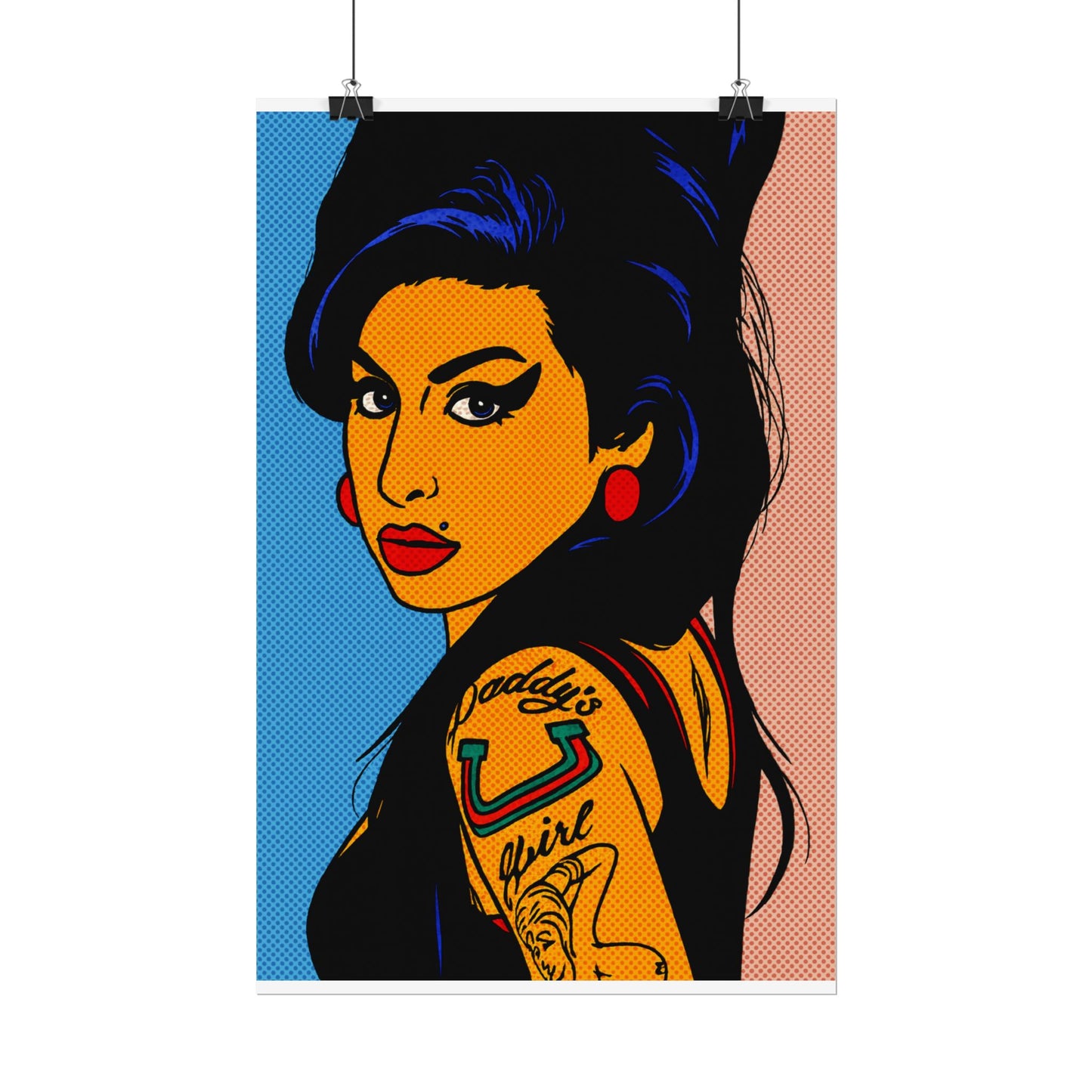 Amy Winehouse Pop Art Poster