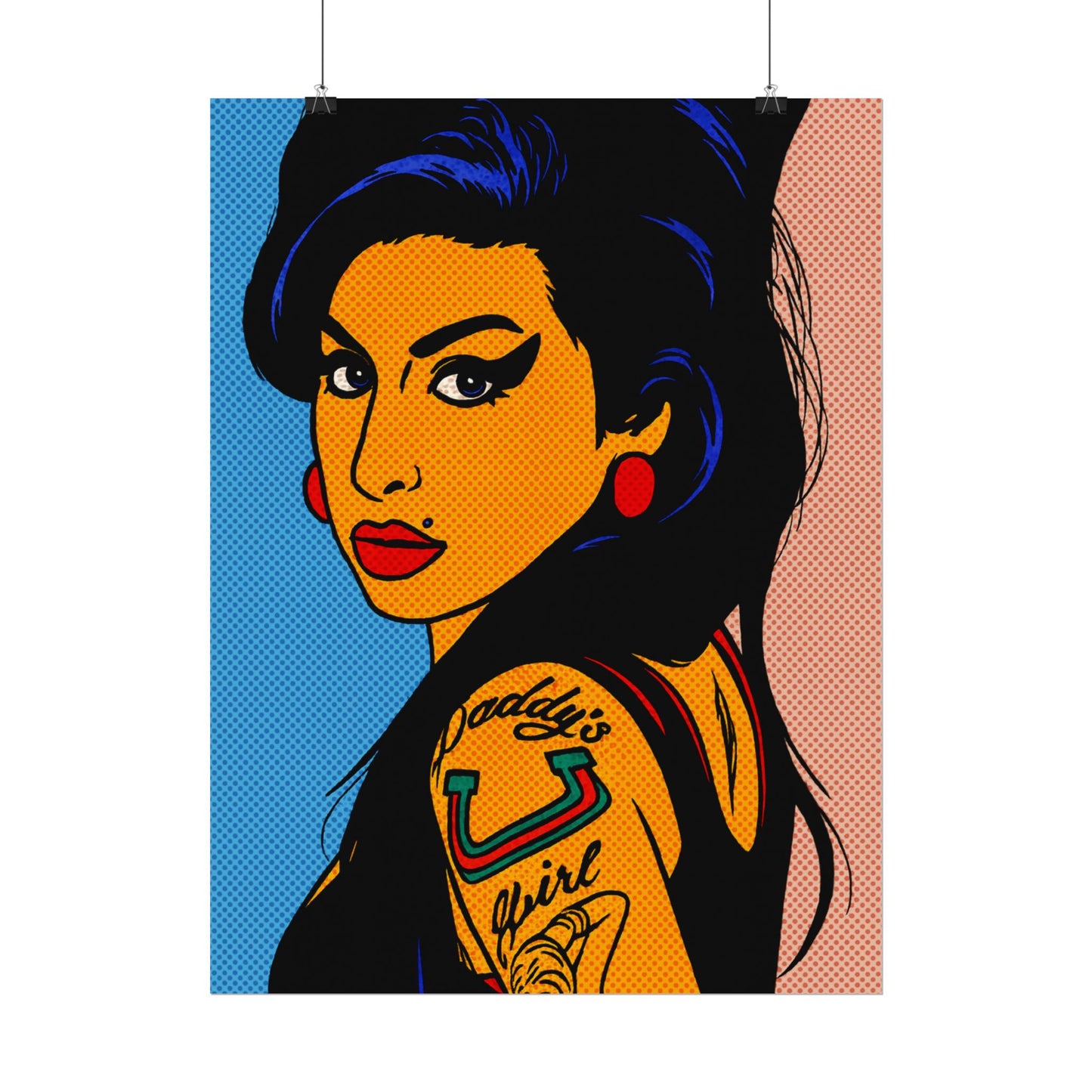 Amy Winehouse Pop Art Poster