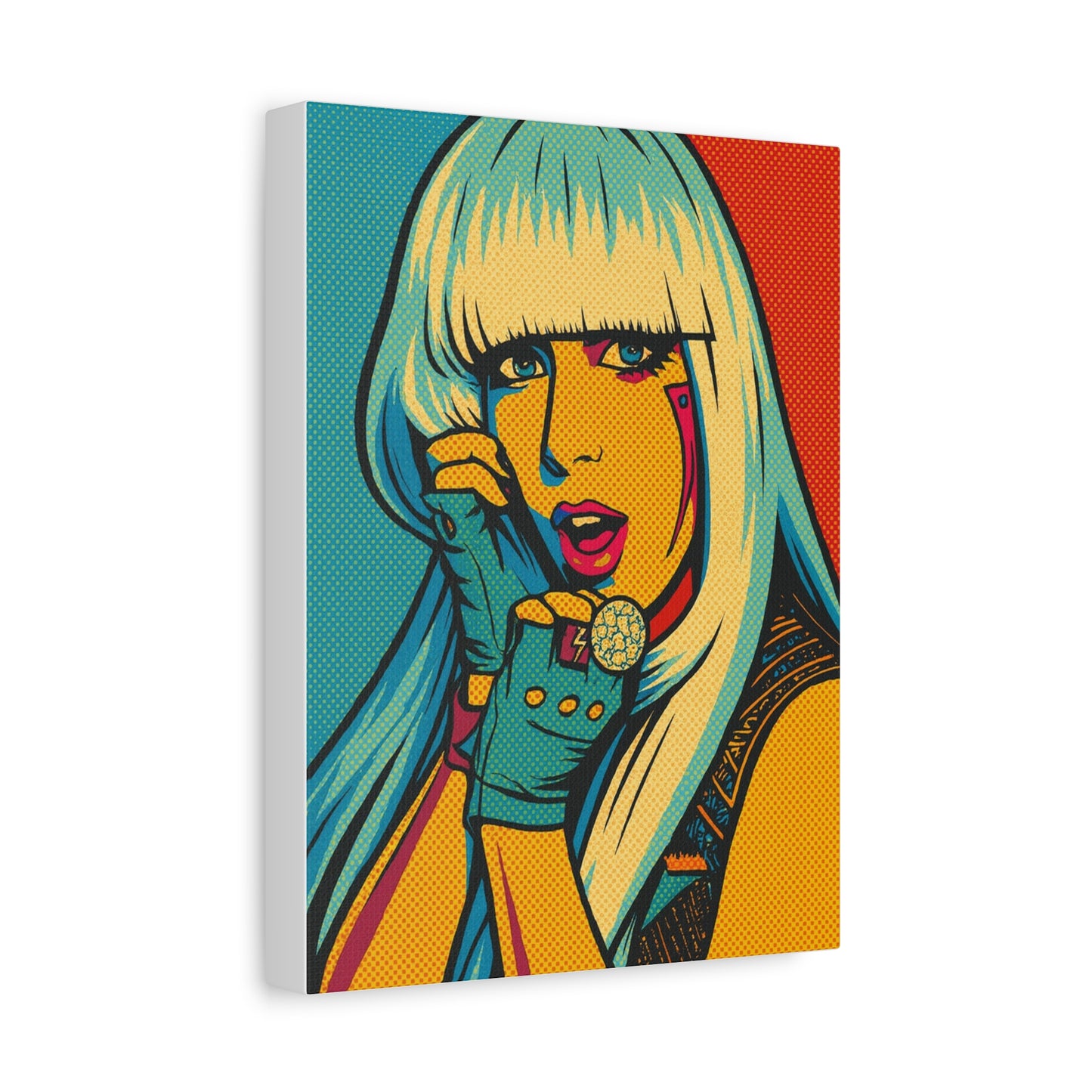 Lady G a g a Pop Art Canvas