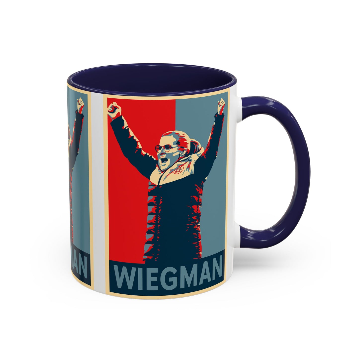 Sarina Wiegman Arms Up Mug - England