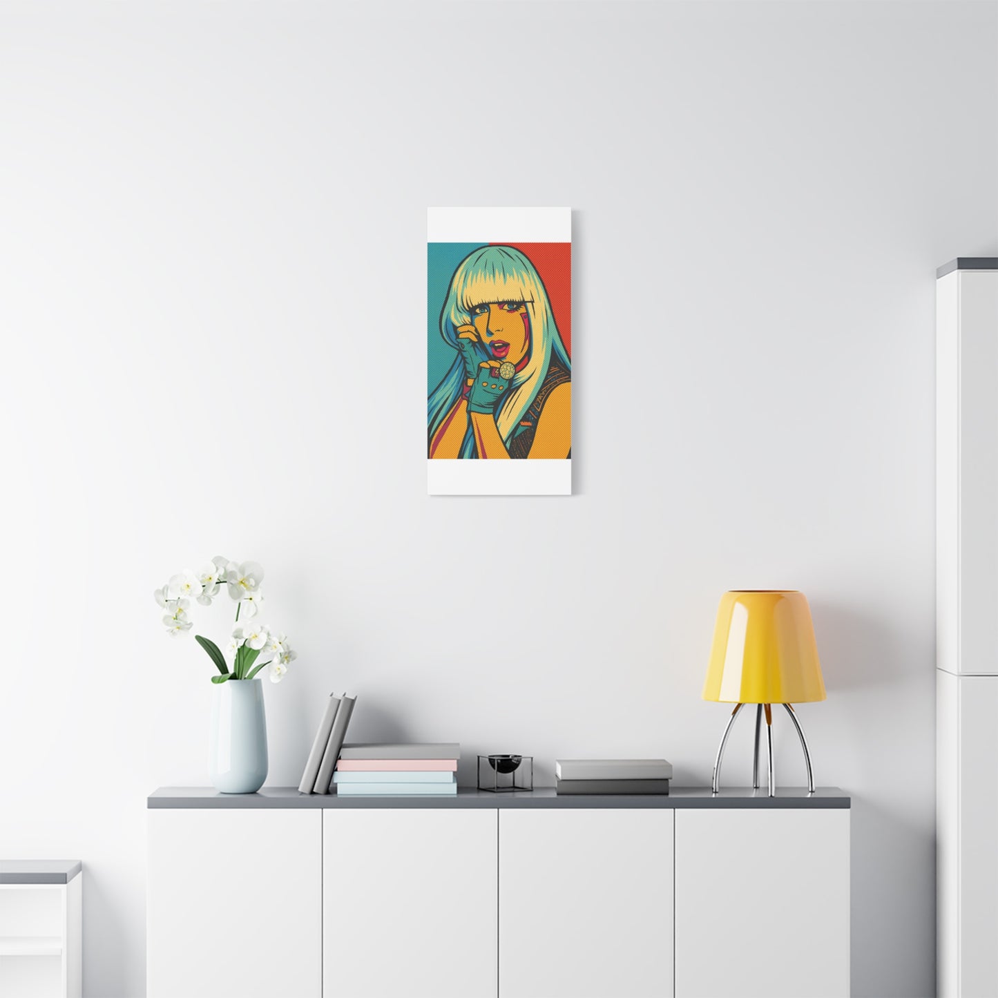 Lady G a g a Pop Art Canvas