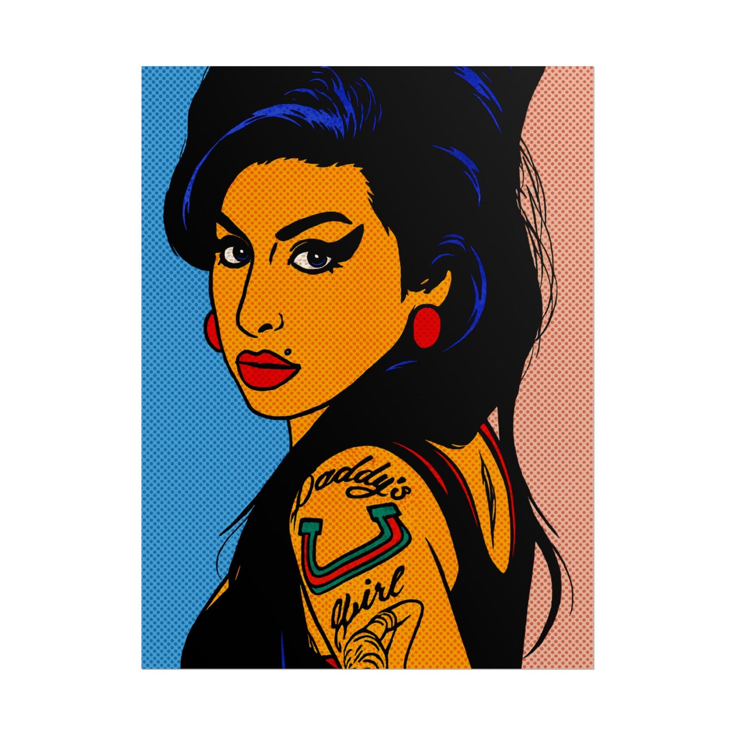 Amy Winehouse Pop Art Poster