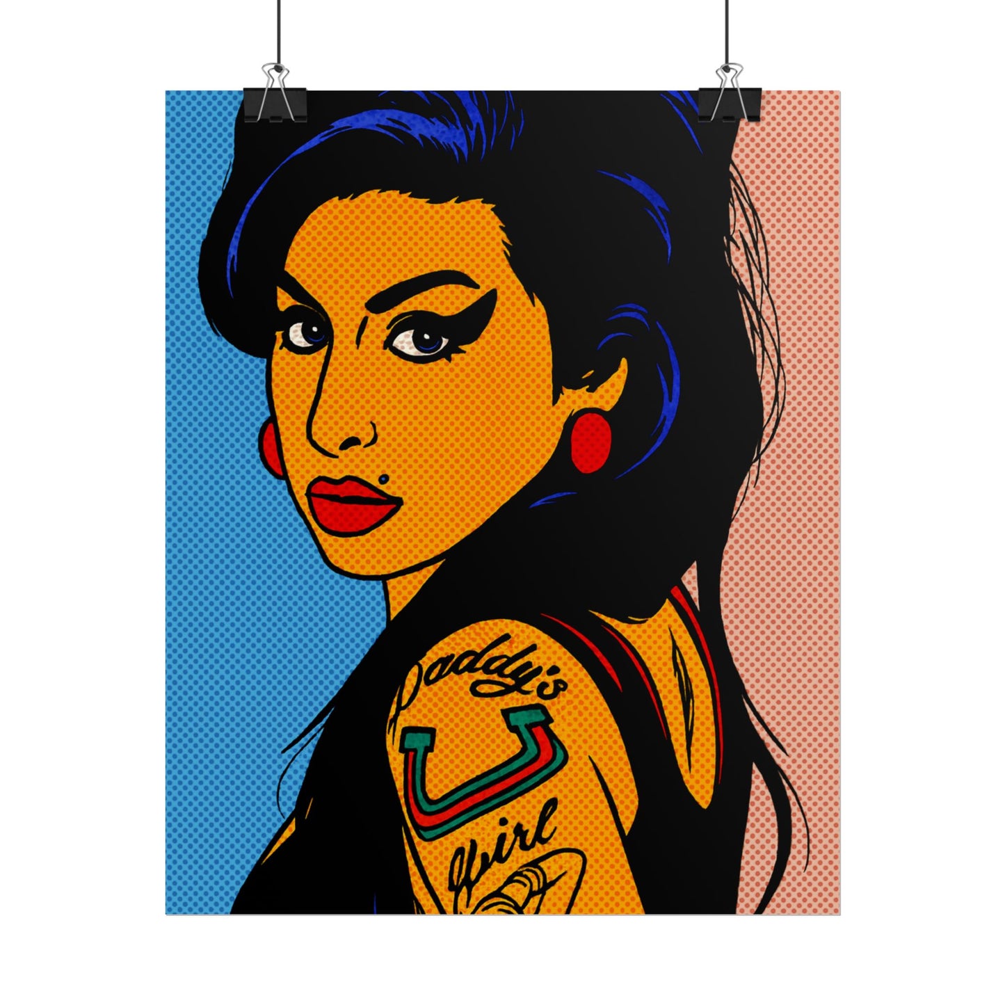 Amy Winehouse Pop Art Poster