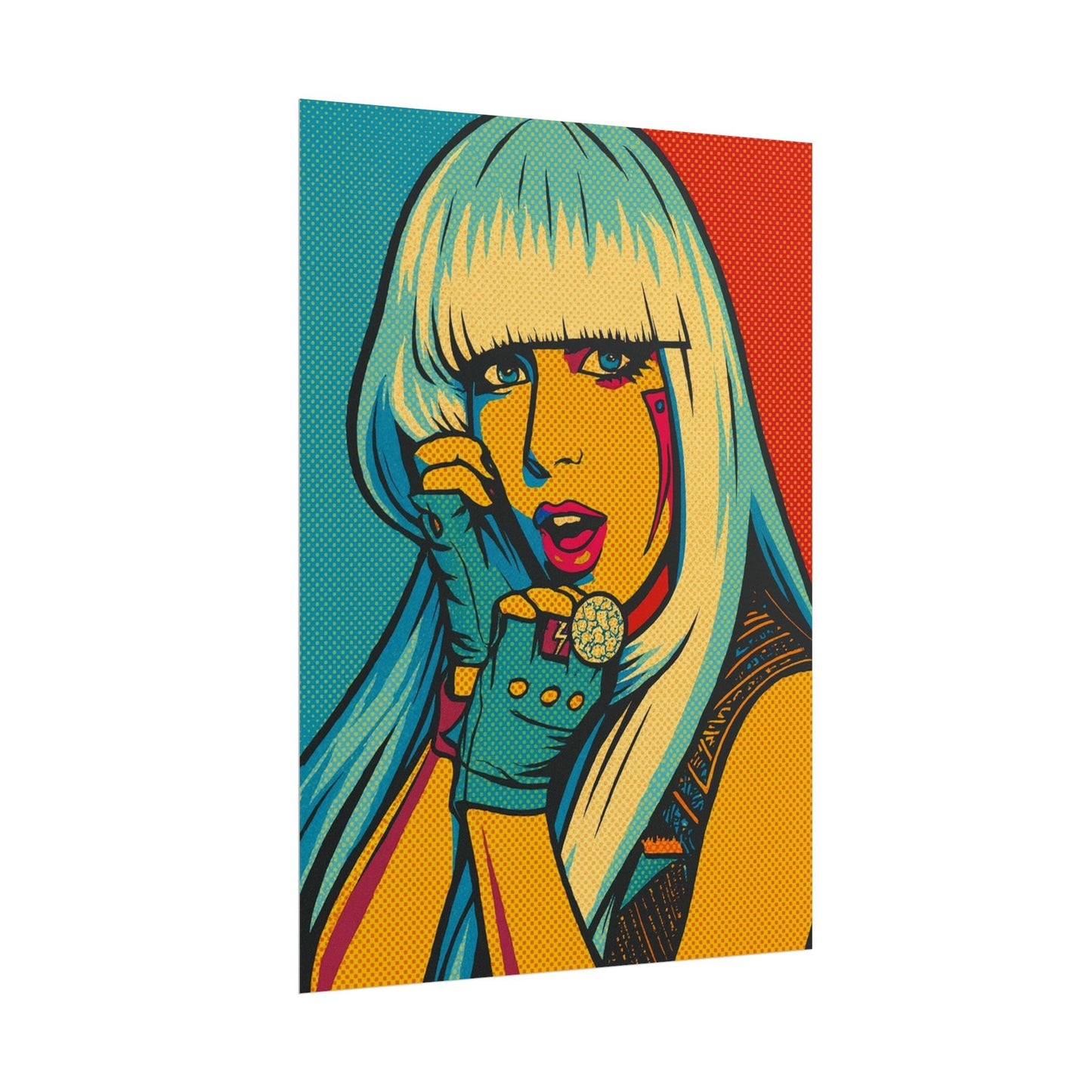 Lady G a g a Pop Art Poster