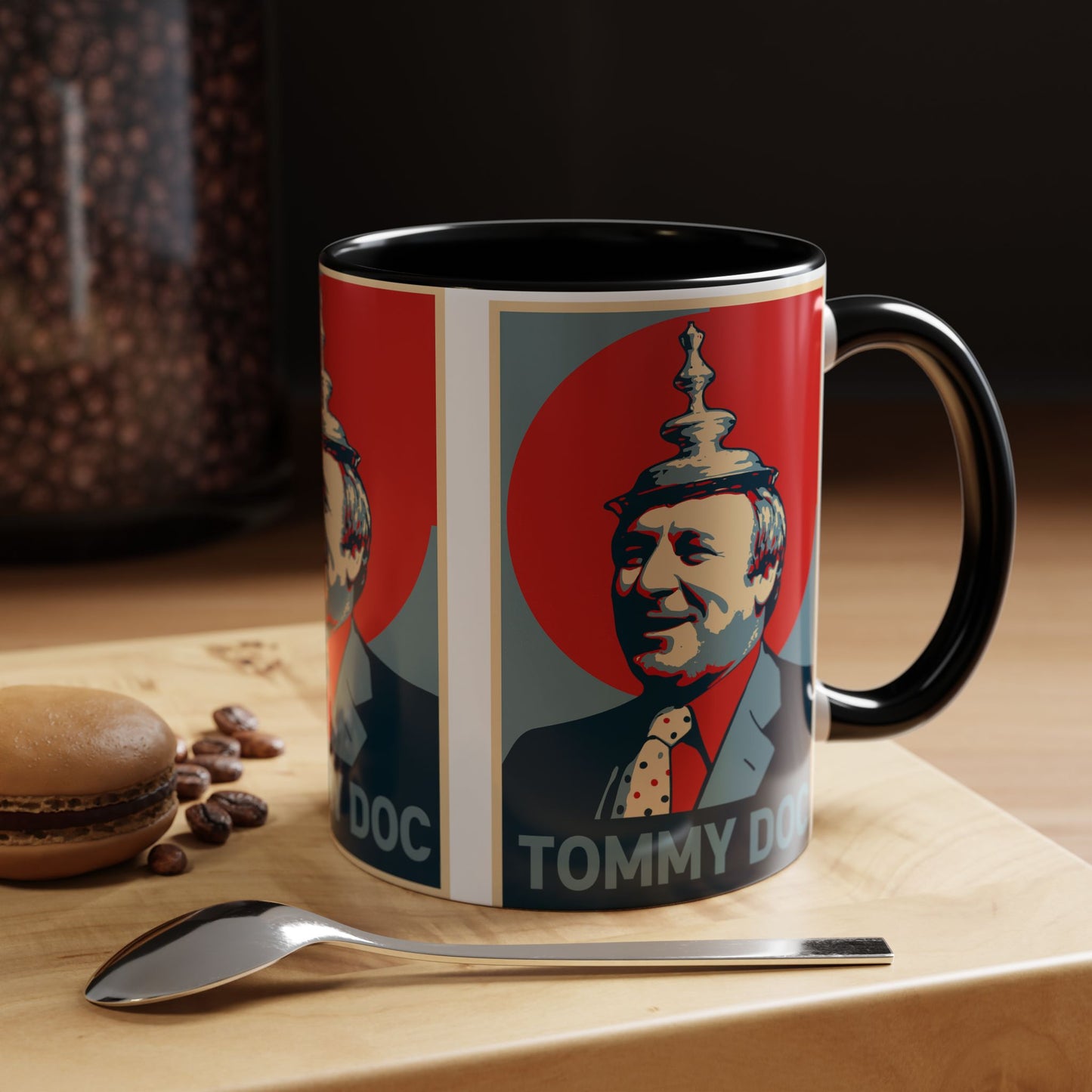 Tommy Docherty Hope Poster Mug - Manchester United