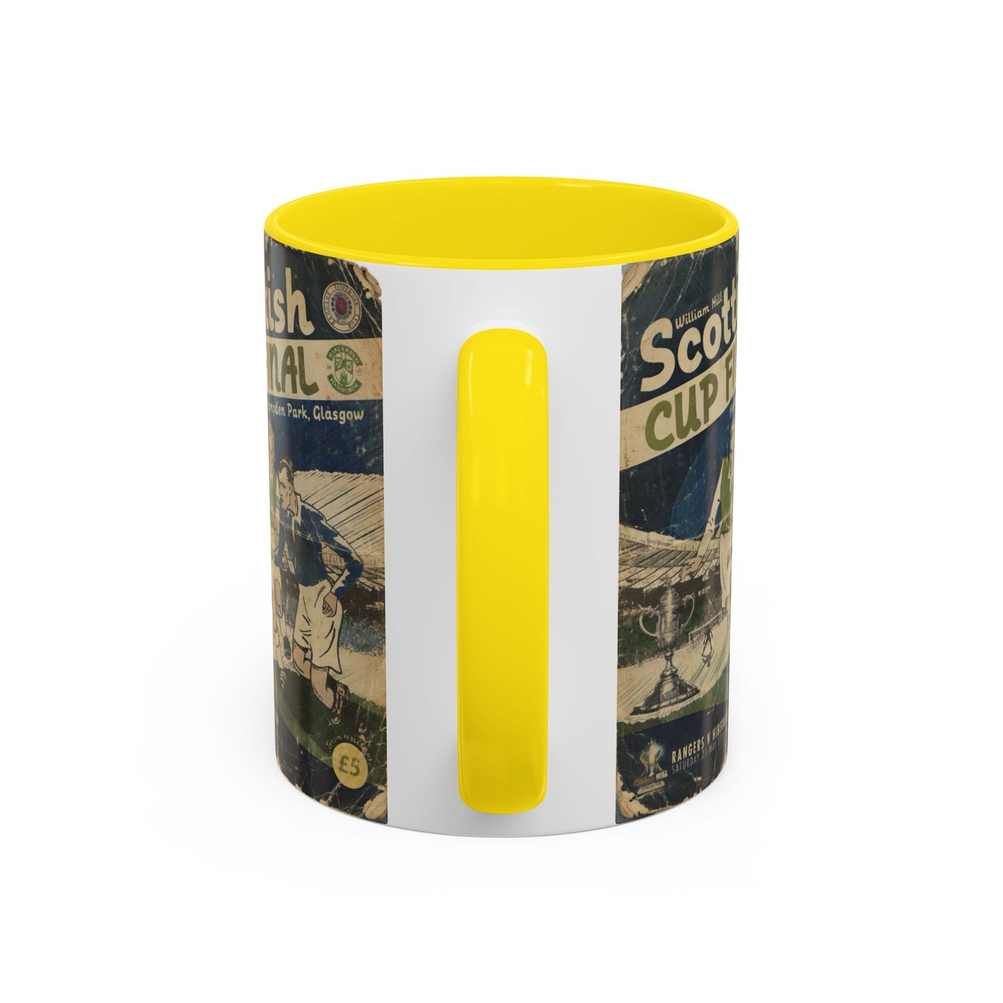 2016 Scottish Challenge Cup Final Hibernian Rangers Programme Poster Accent Coffee Mug (11, 15oz)