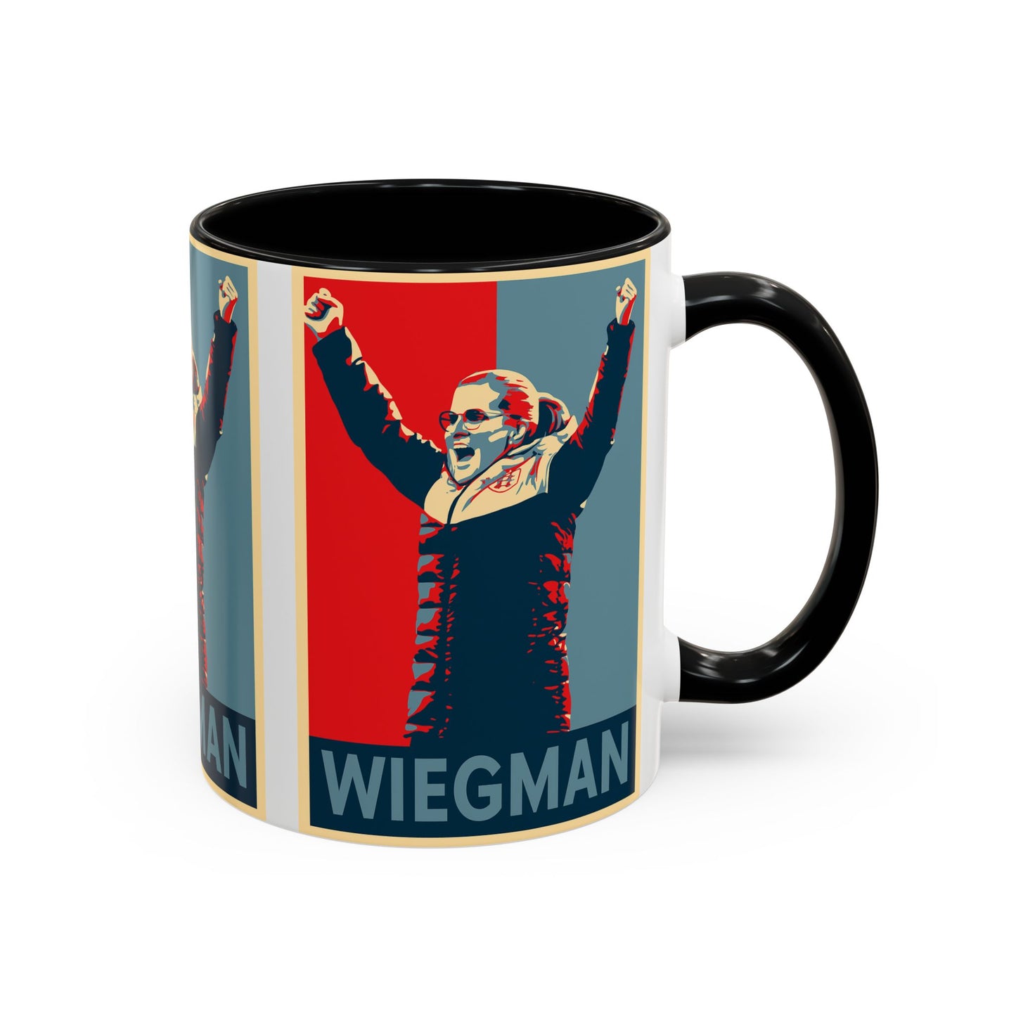 Sarina Wiegman Arms Up Mug - England