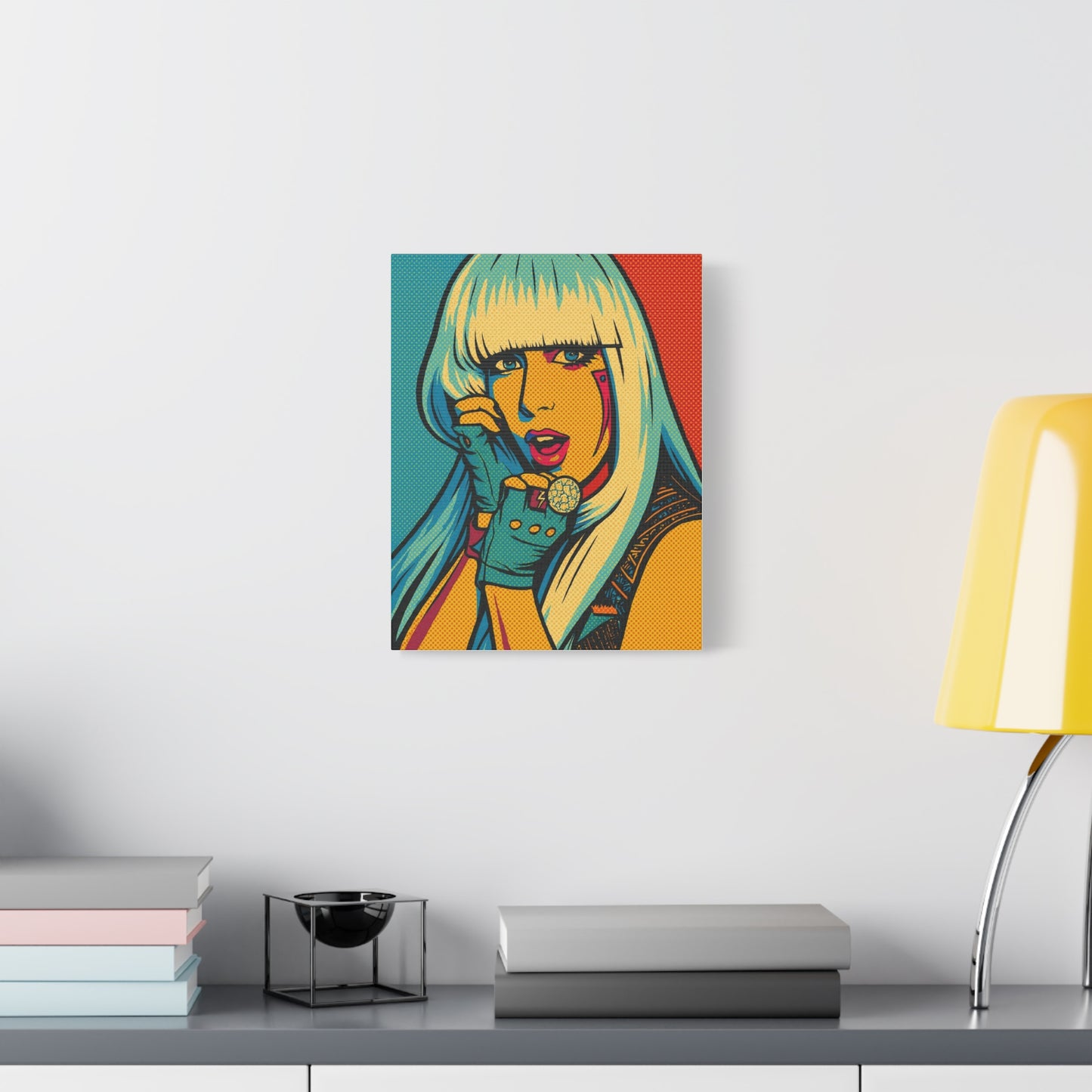 Lady G a g a Pop Art Canvas