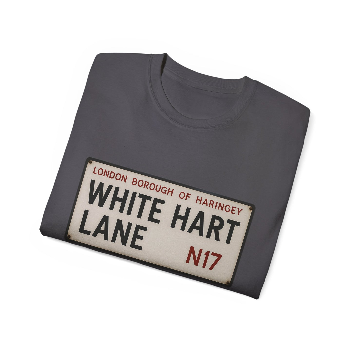 White Hart Lane Tottenham Hotspur Road Sign T-Shirt