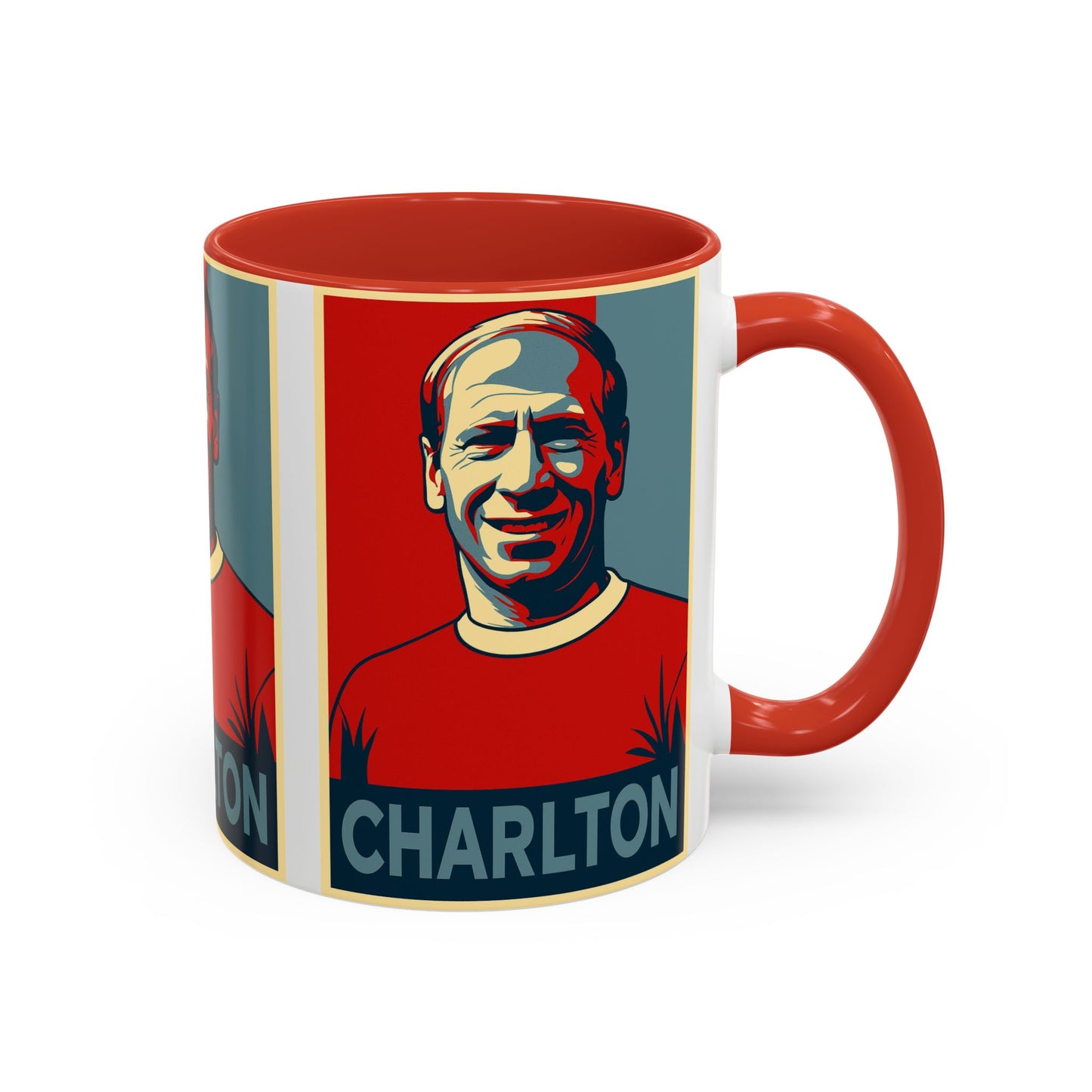 Bobby Charlton Hope Poster Mug - Manchester United England