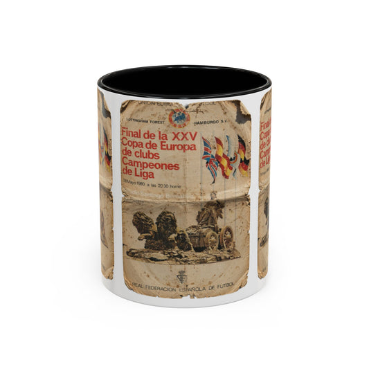 1980 European Cup Final Nottingham Forest Bayern Munich Poster Coffee Mug (11, 15oz)