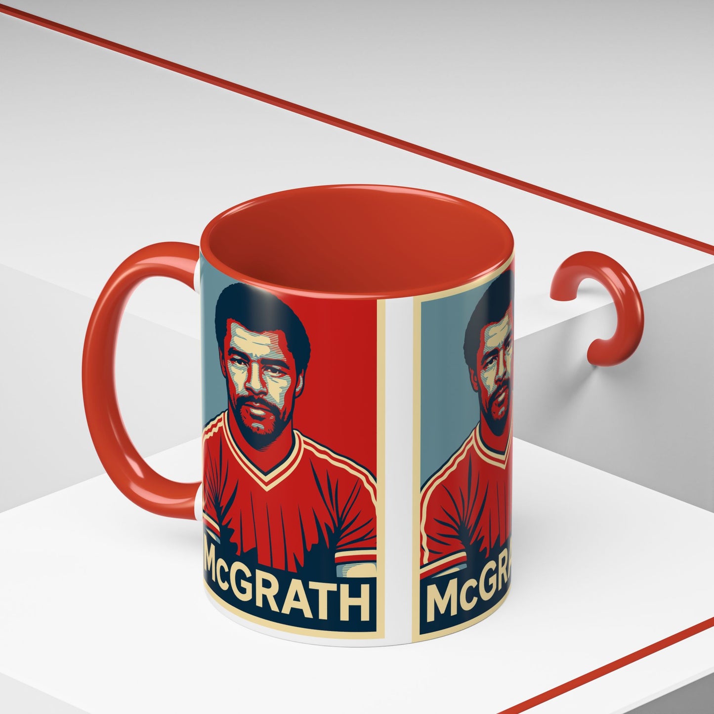 Paul McGrath Hope Poster Mug - Manchester United
