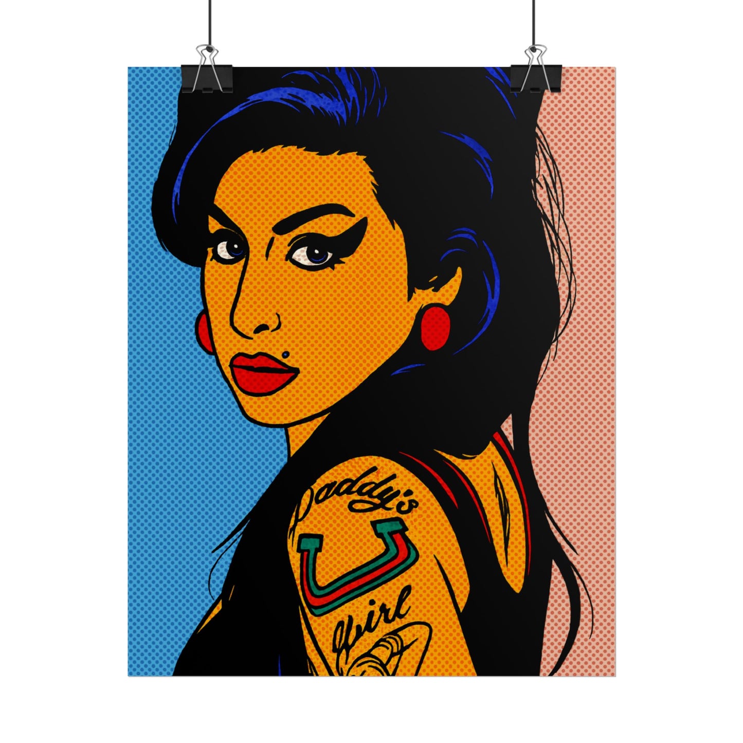 Amy Winehouse Pop Art Poster