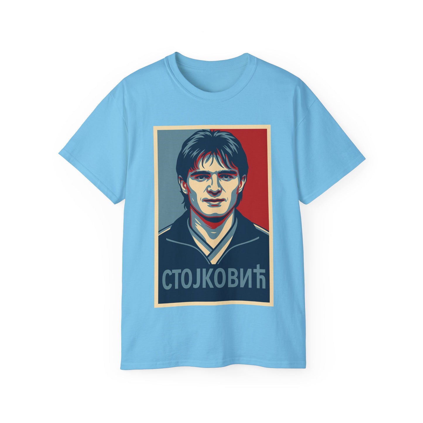 Dragan Stojković Hope Poster T-Shirt - Yugoslavia
