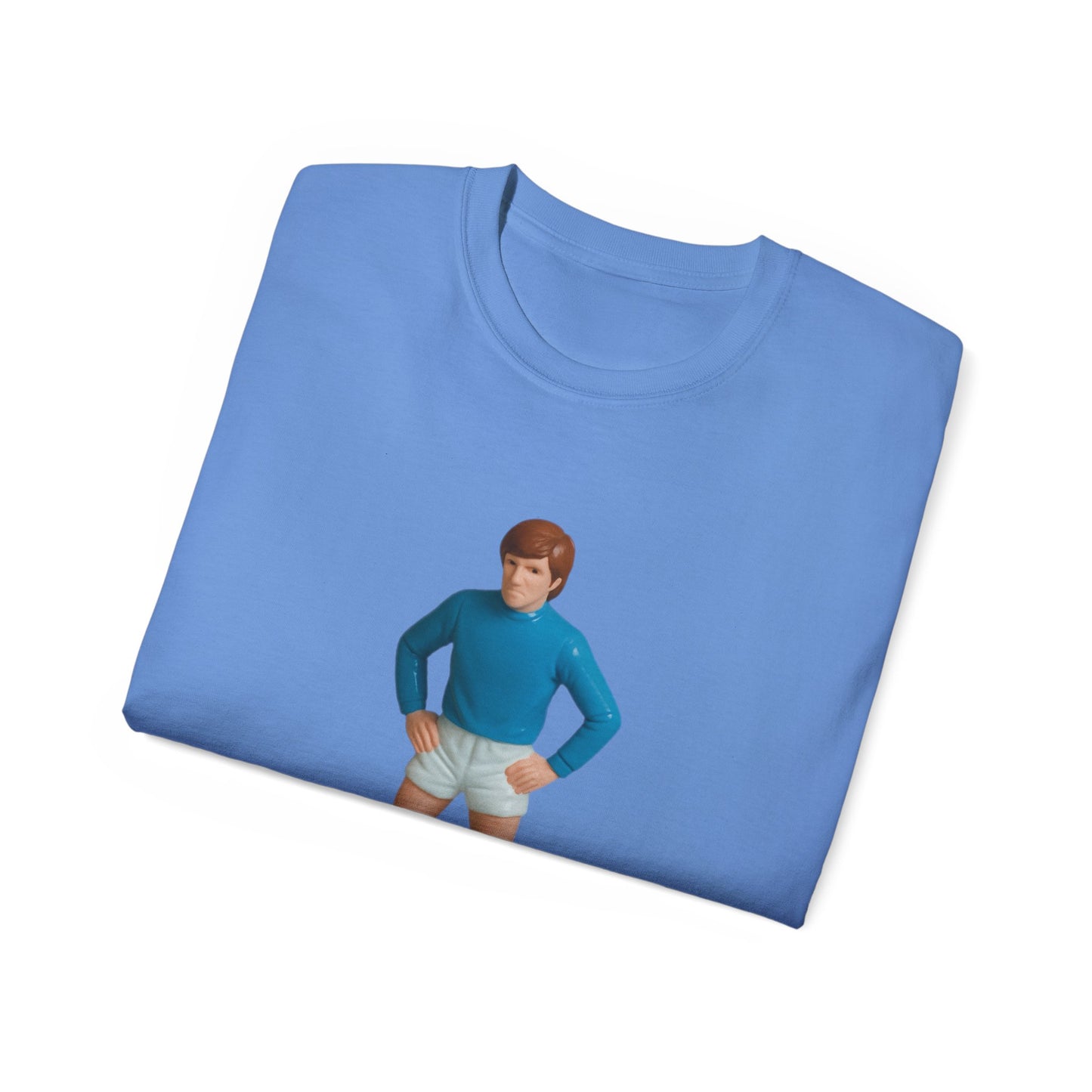 Colin Bell Cartoon Subbuteo T-Shirt - Manchester City