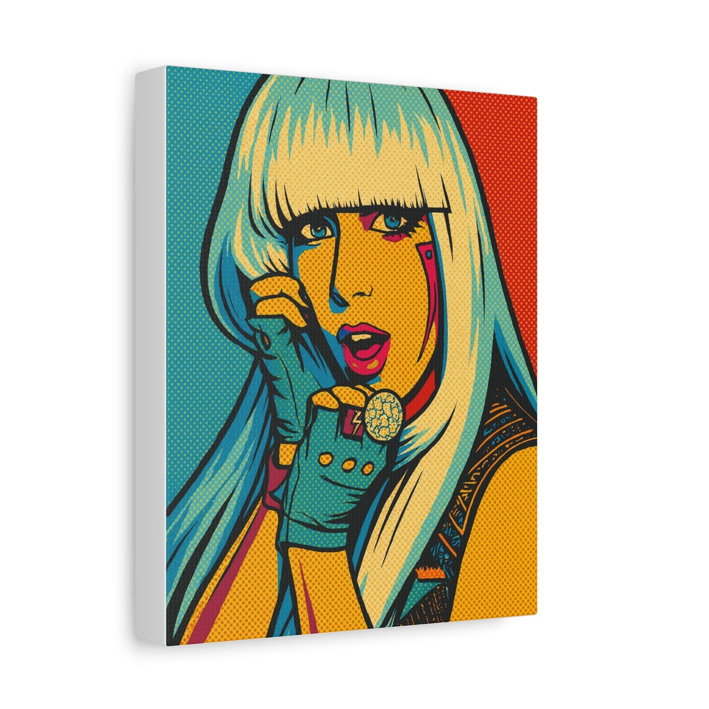 Lady G a g a Pop Art Canvas