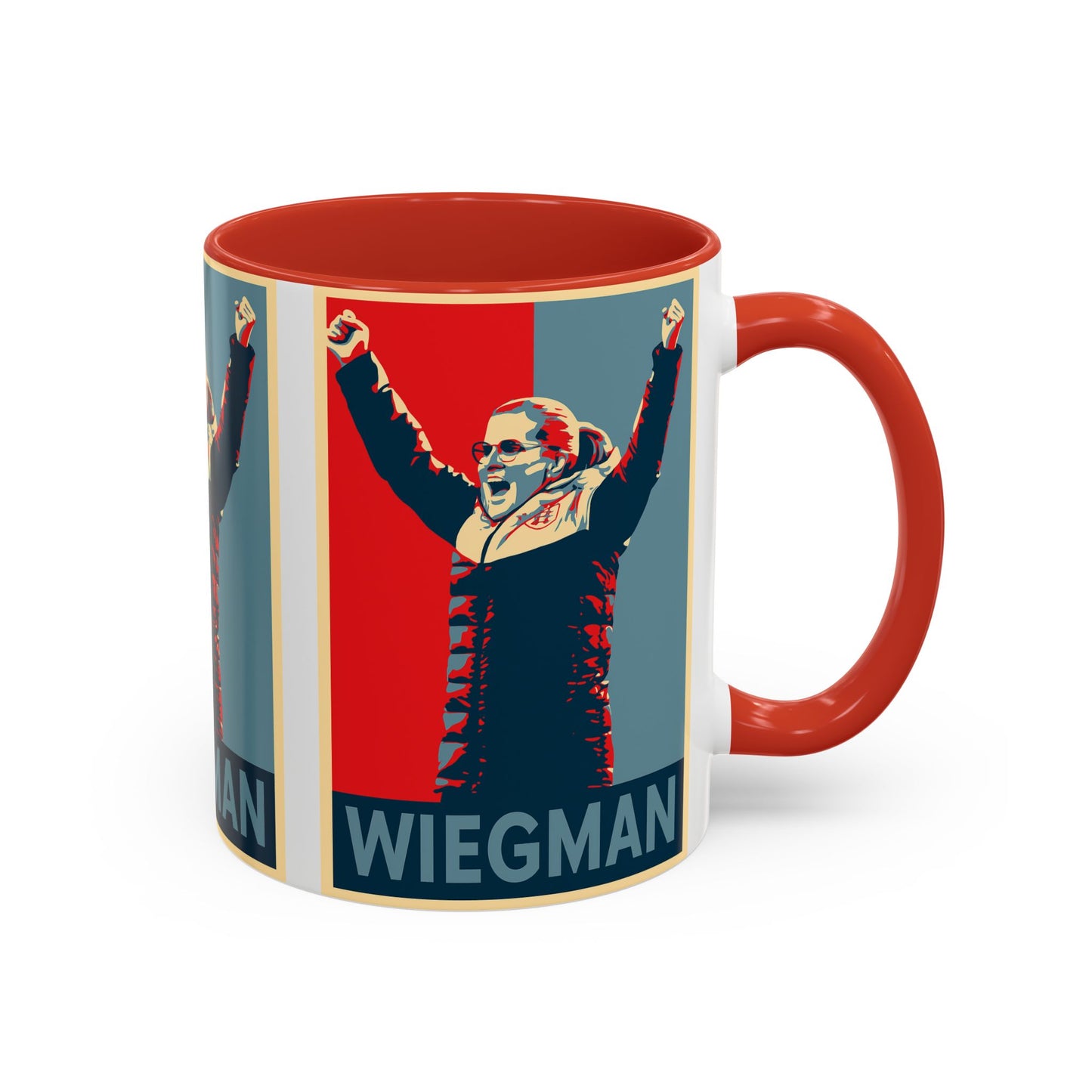 Sarina Wiegman Arms Up Mug - England