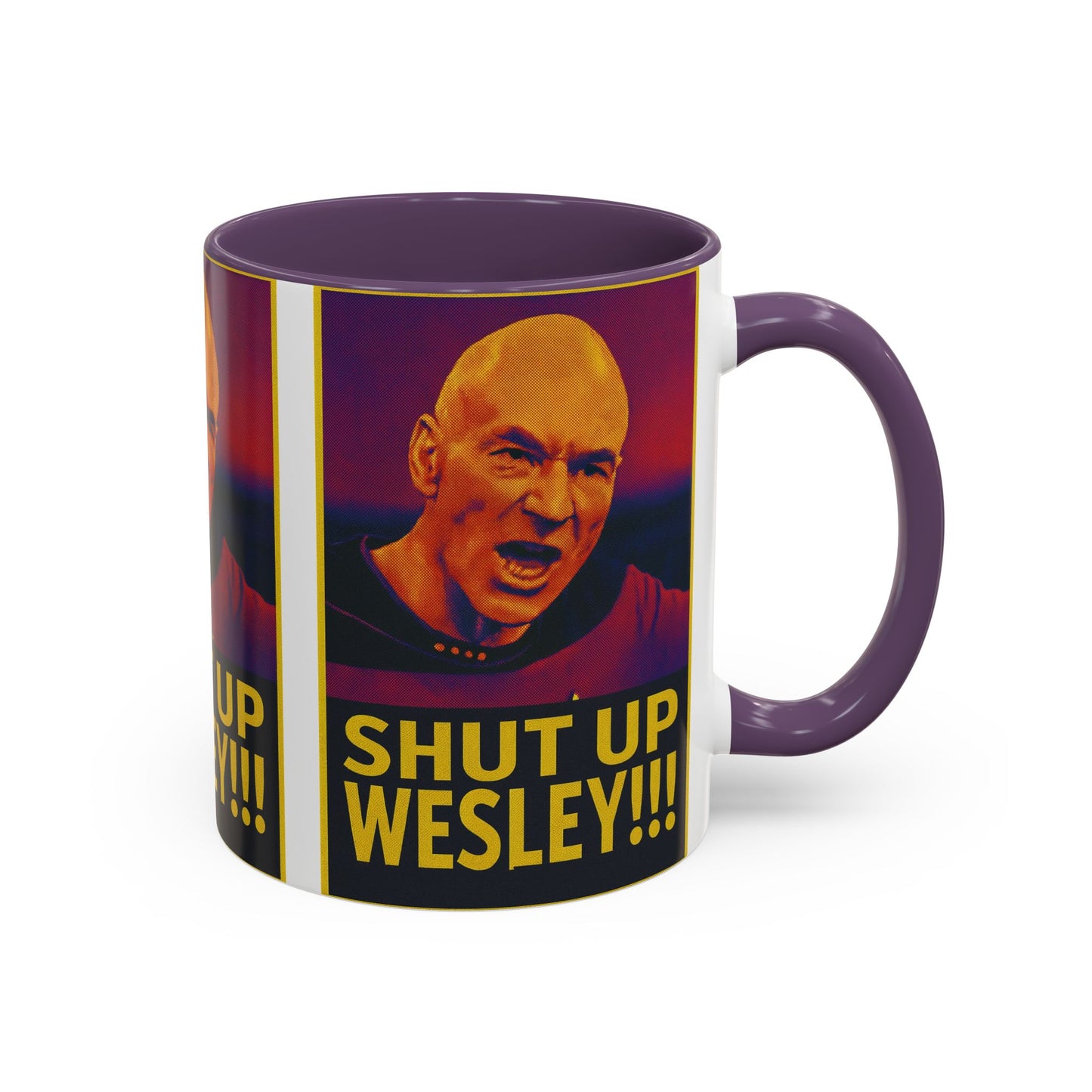 Captain Picard Shut Up Wesley! Mug