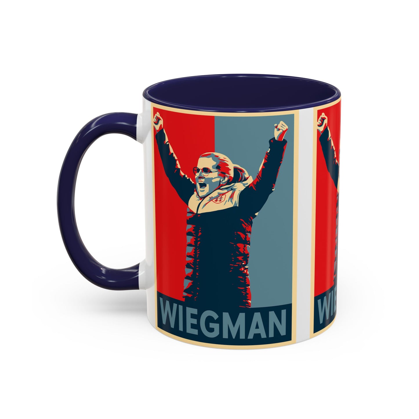Sarina Wiegman Arms Up Mug - England