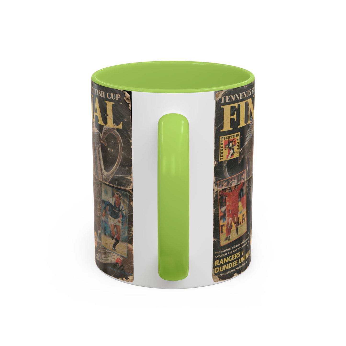 1994 Scottish Challenge Cup Final Dundee United Rangers Programme Poster Accent Coffee Mug (11, 15oz)