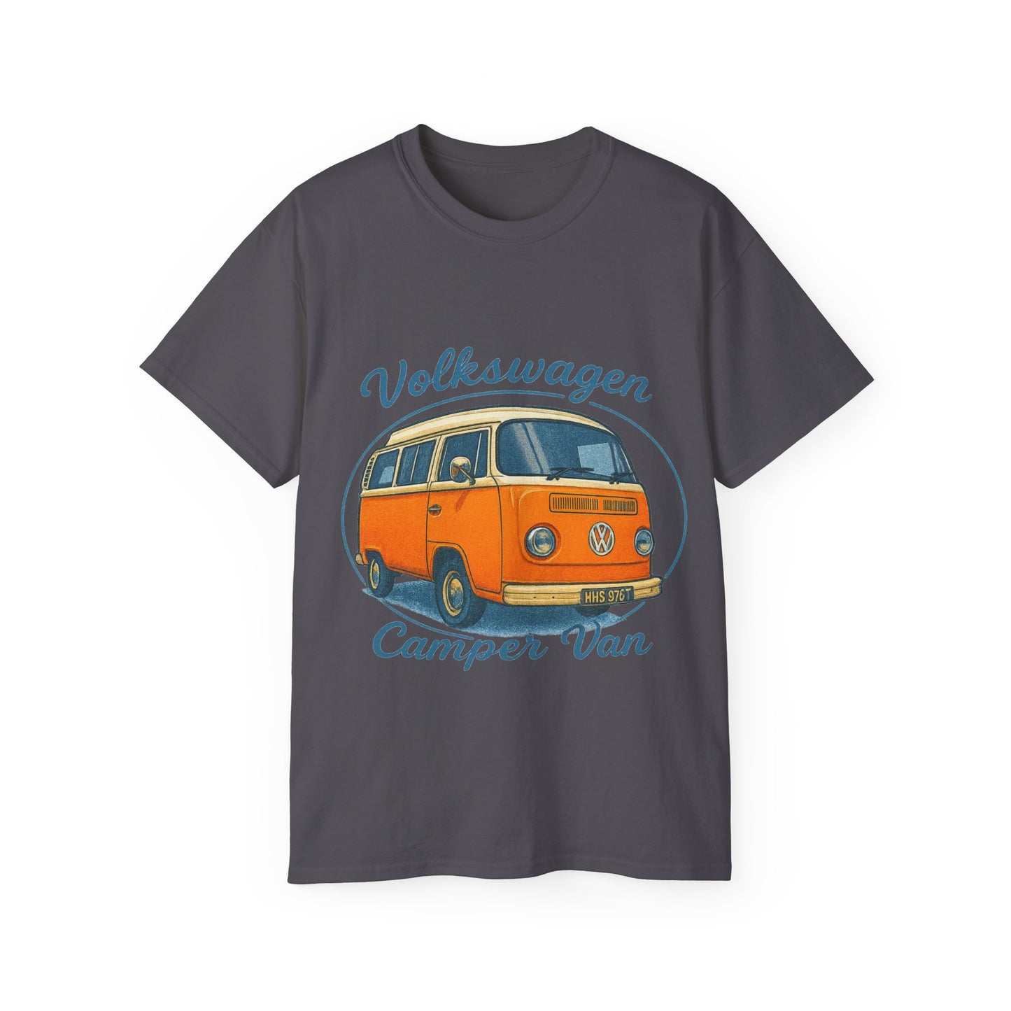 Vintage Volkswagen Camper Van Light Orange T-Shirt