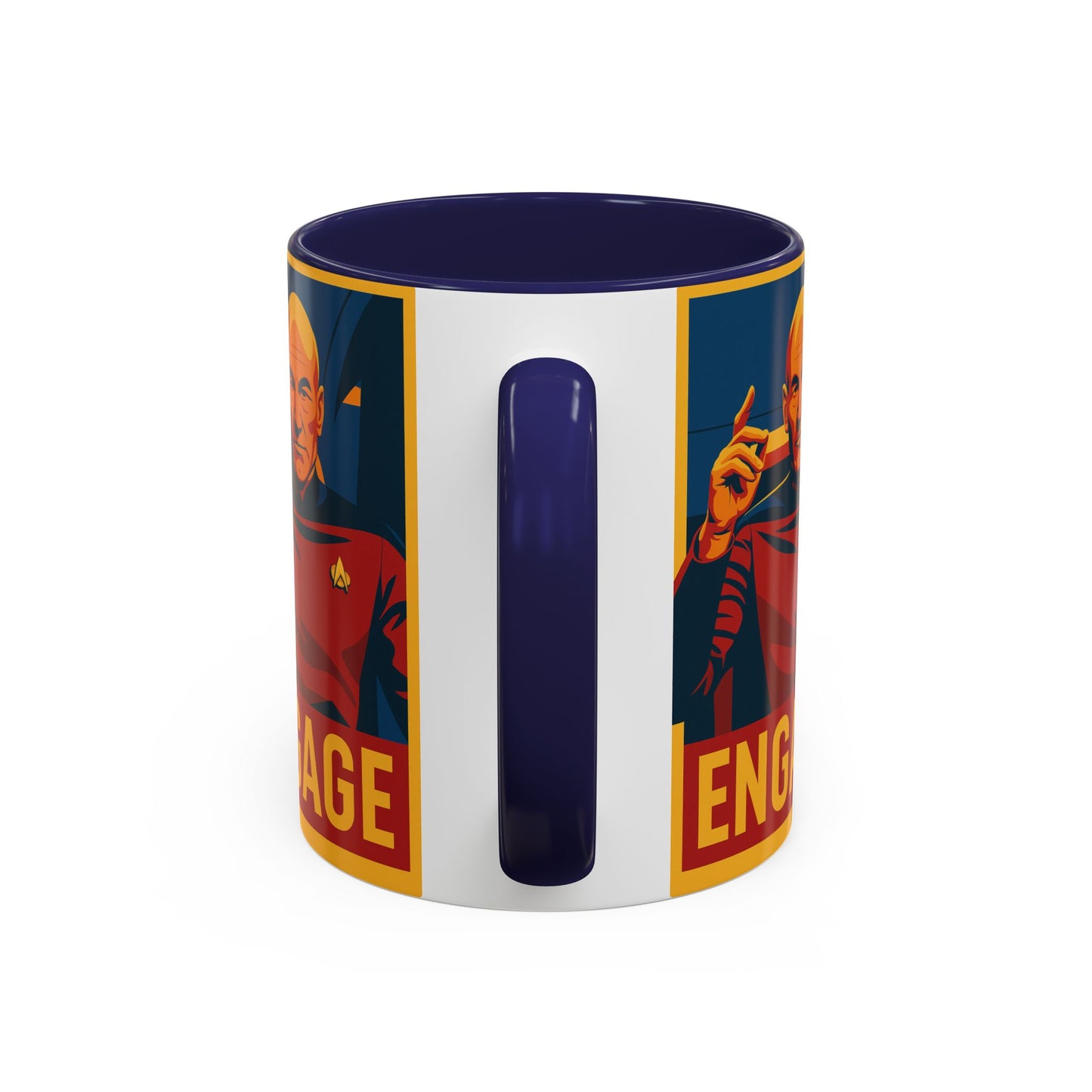 Captain Picard Engage Mug
