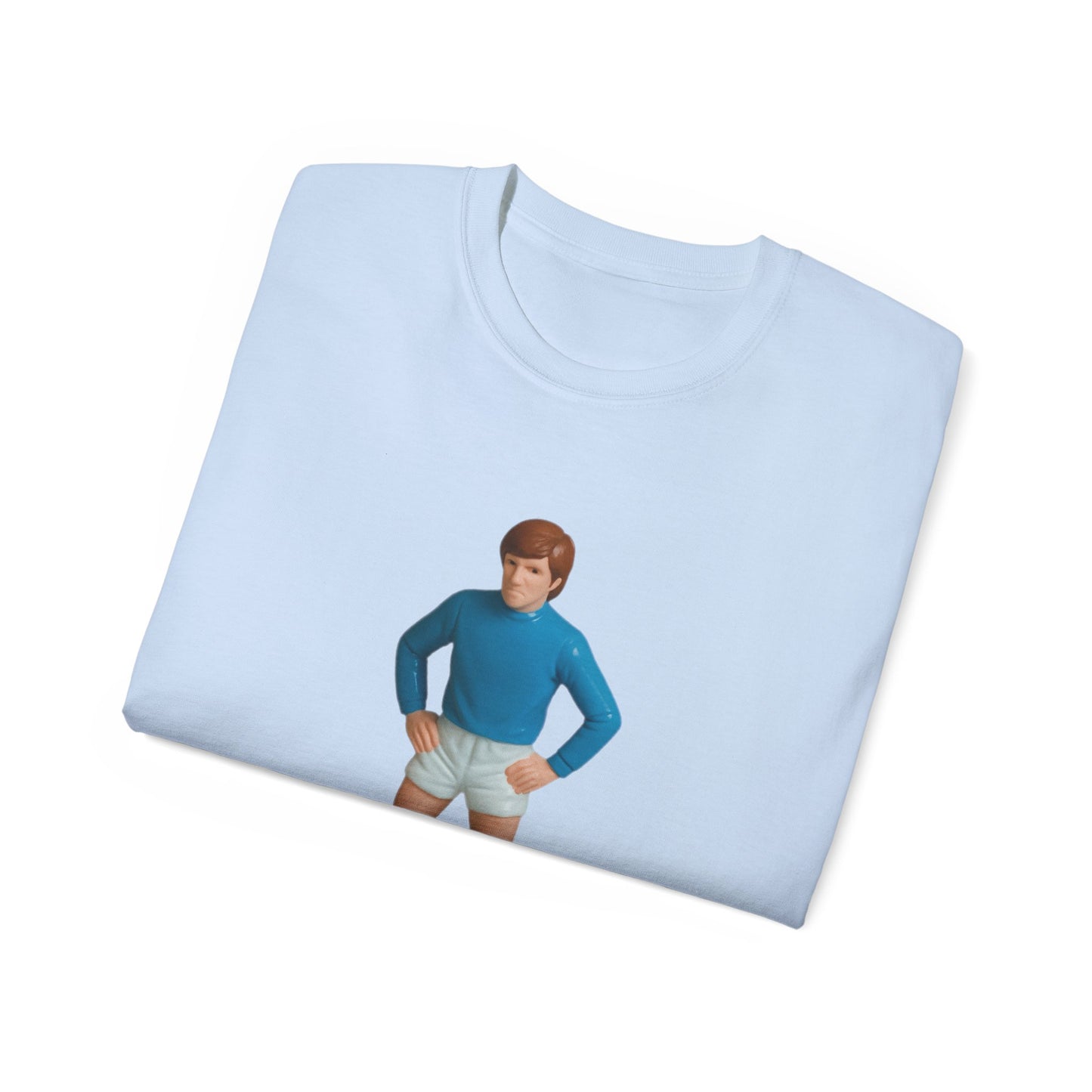 Colin Bell Cartoon Subbuteo T-Shirt - Manchester City