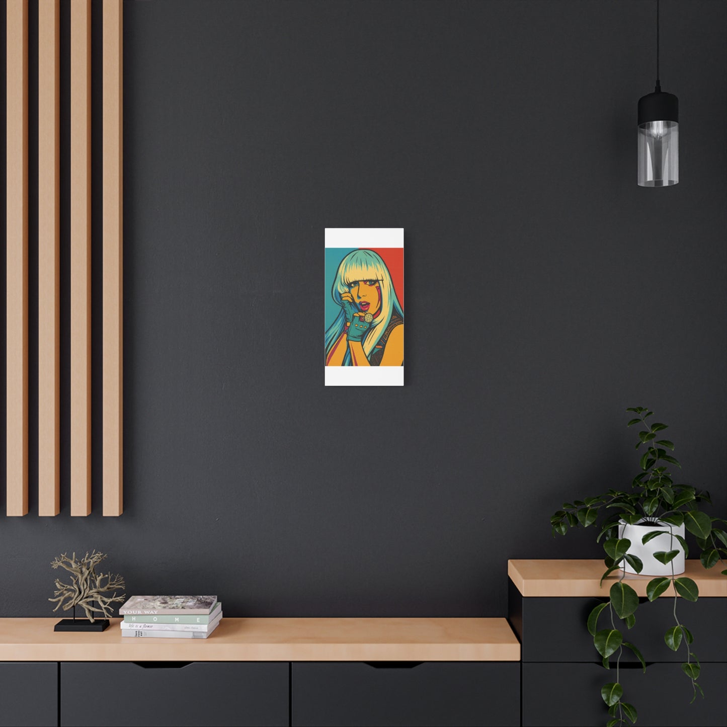Lady G a g a Pop Art Canvas