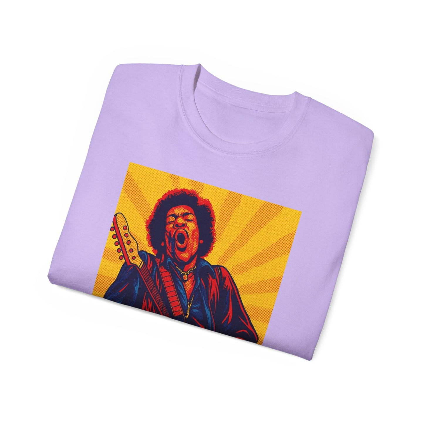 Jimi Hendrix Pop Art Guitar T-Shirt