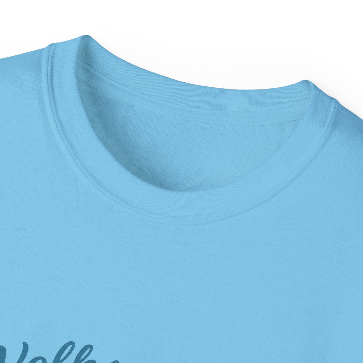 Vintage Volkswagen Camper Van Blue 3/4 T-Shirt