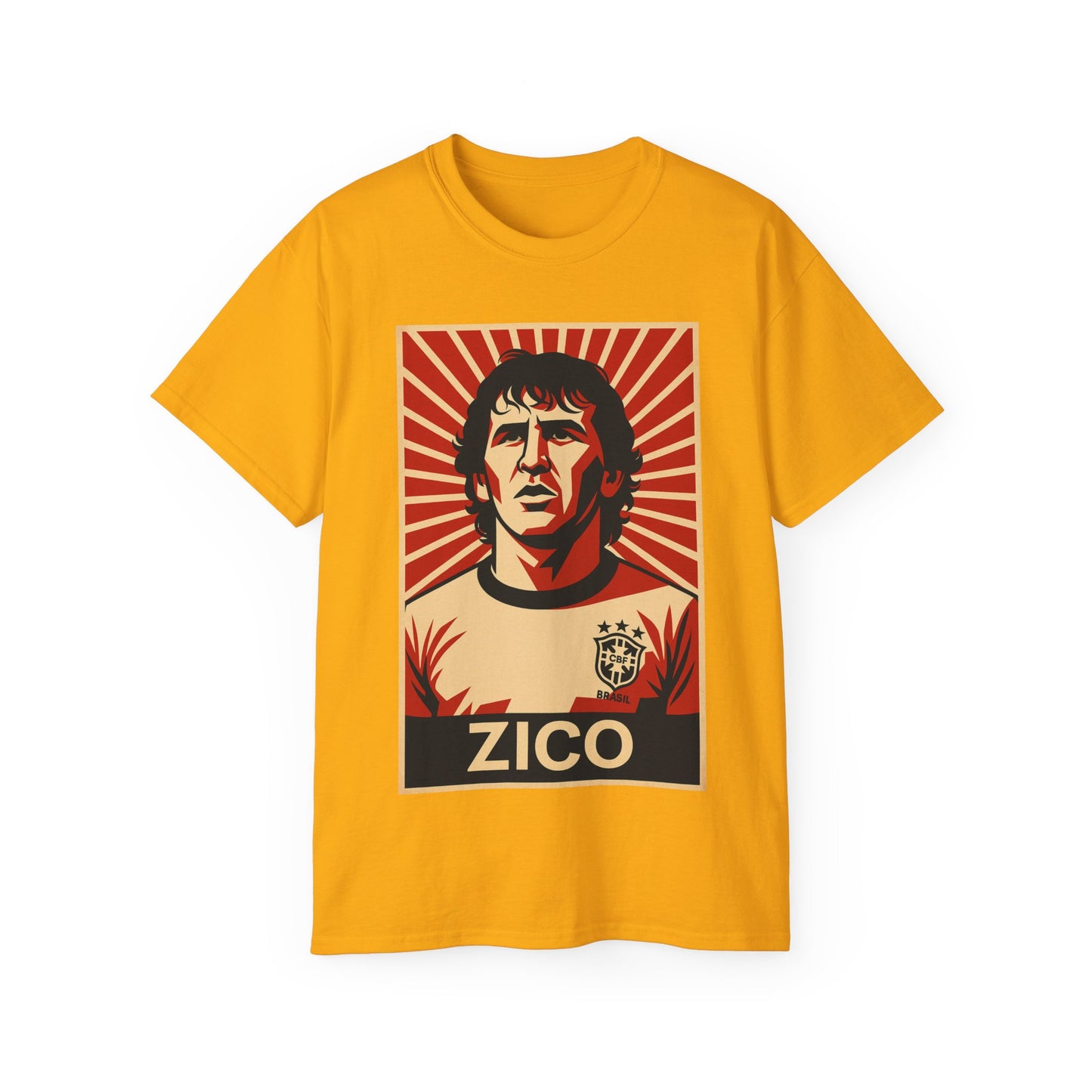 Zico Poster T-Shirt - Brazil