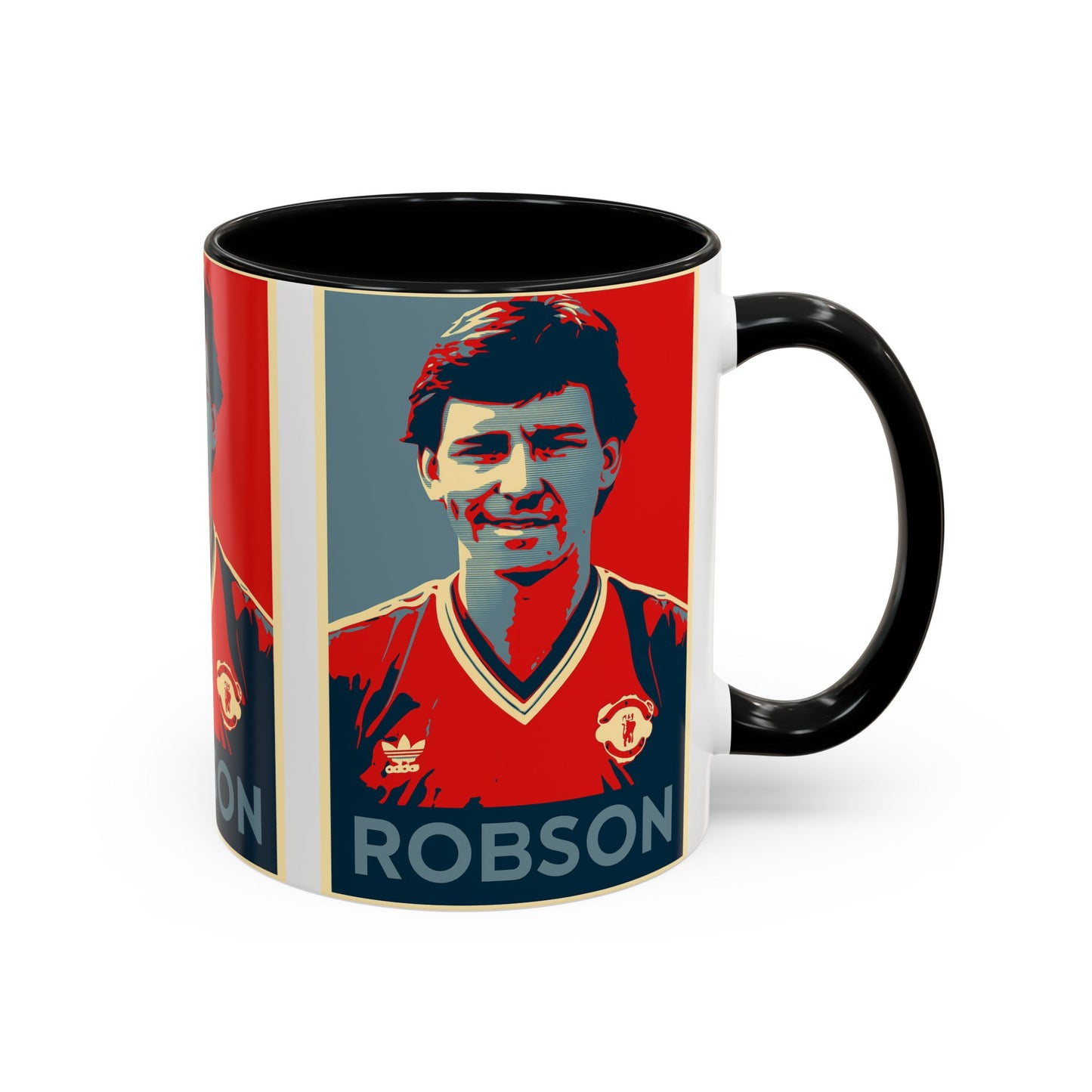 Bryan Robson Hope Poster Mug - Manchester United