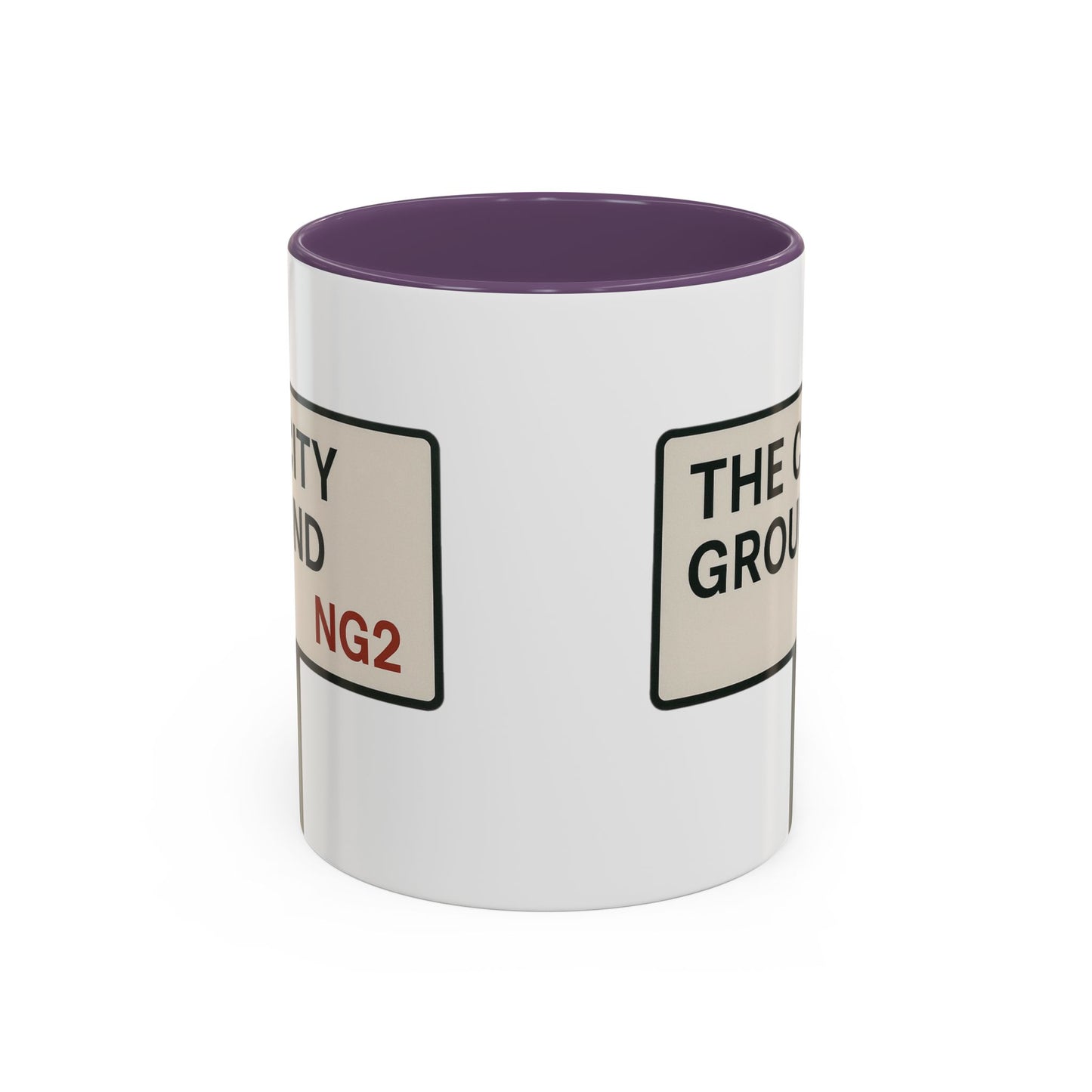 The City Ground Nottingham Forest Road Sign Mug