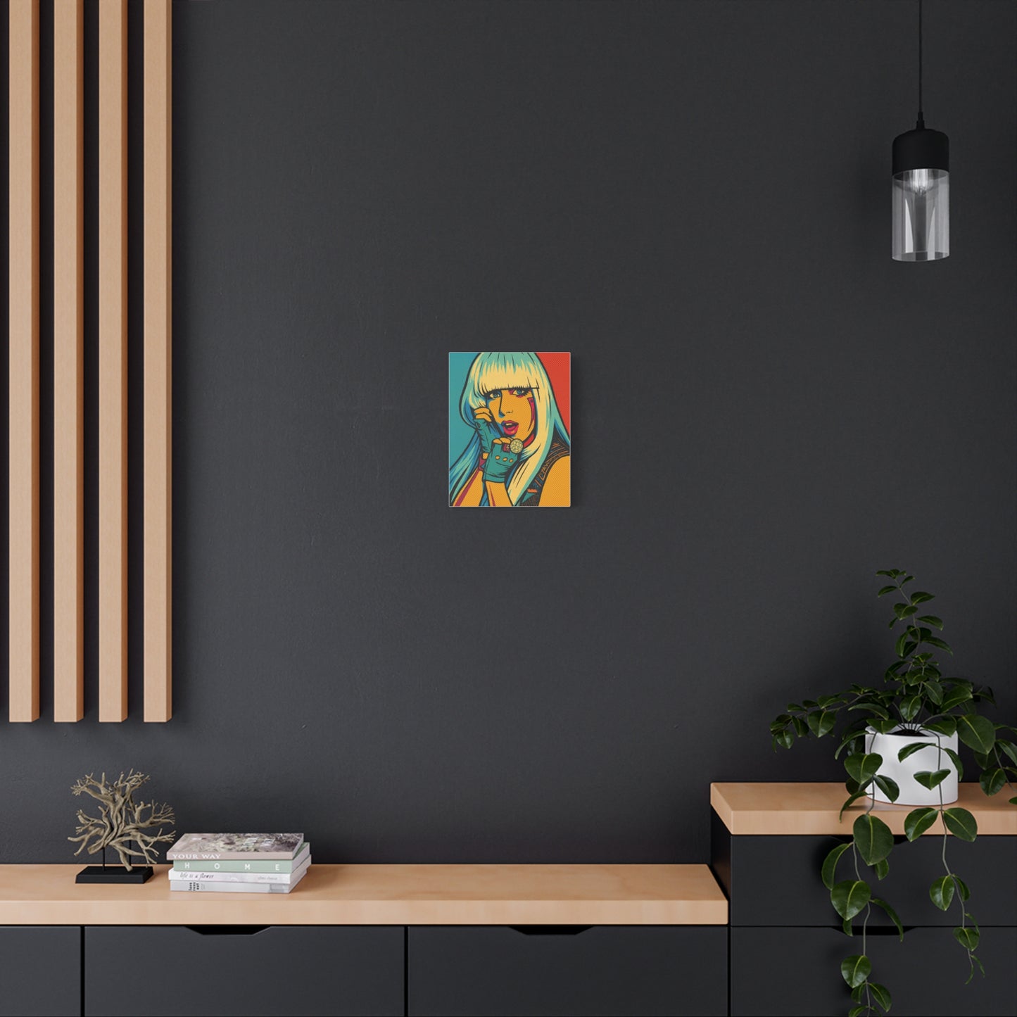 Lady G a g a Pop Art Canvas