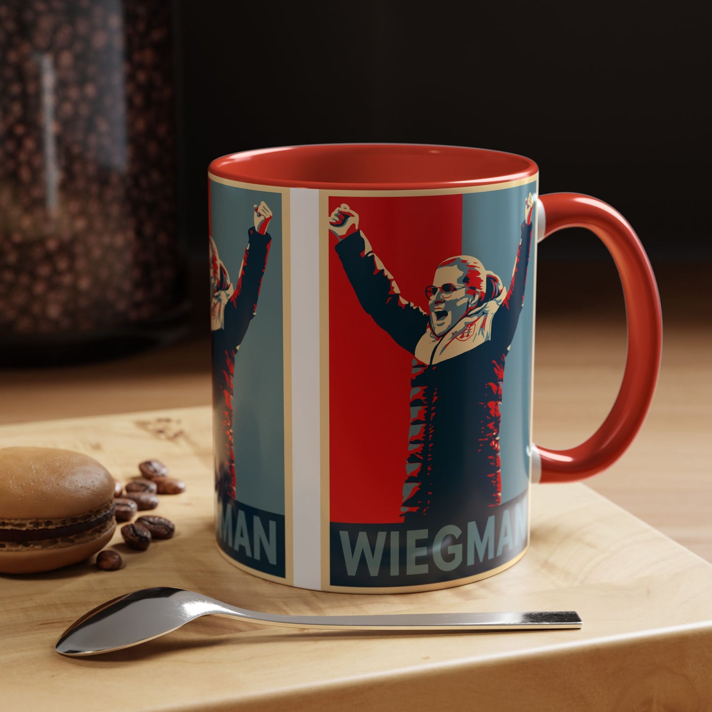 Sarina Wiegman Arms Up Mug - England
