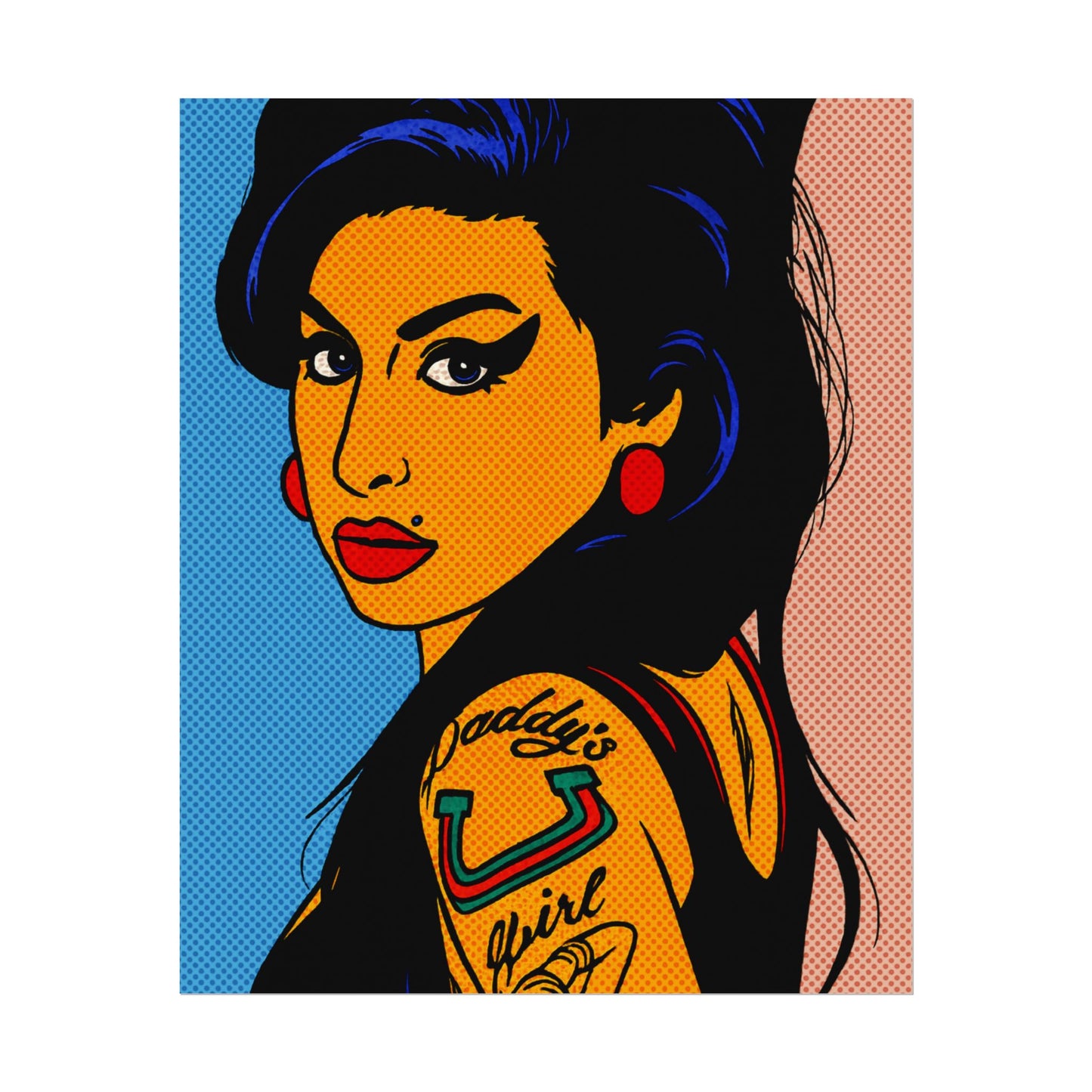 Amy Winehouse Pop Art Poster