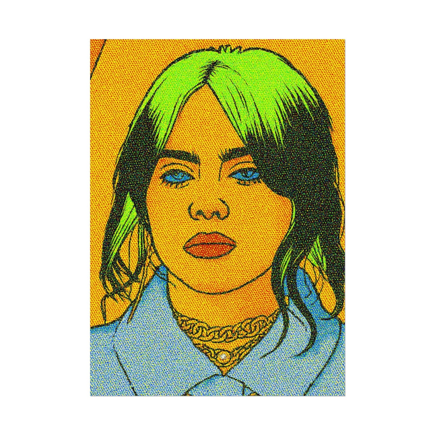 Billie Pop Art Poster