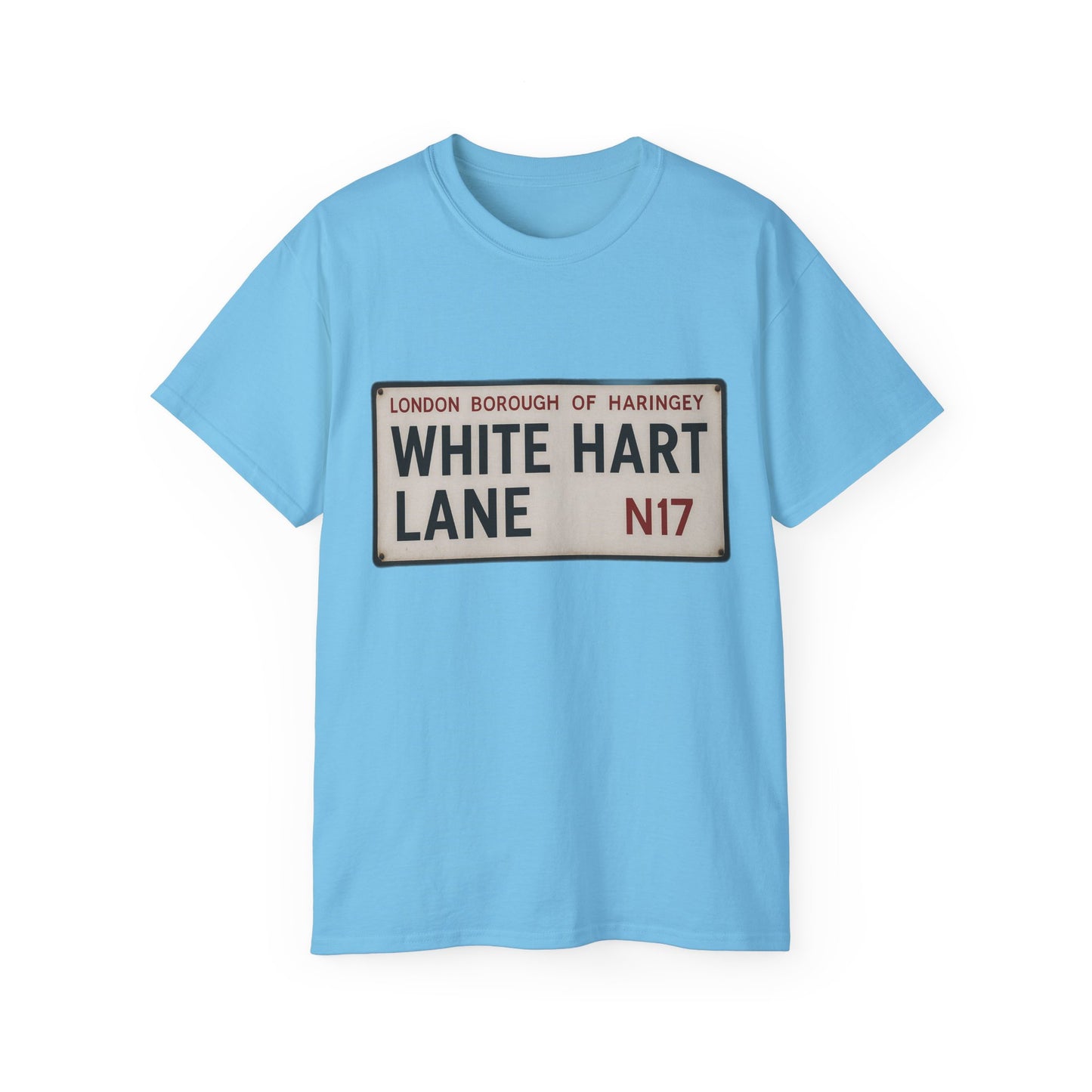 White Hart Lane Tottenham Hotspur Road Sign T-Shirt